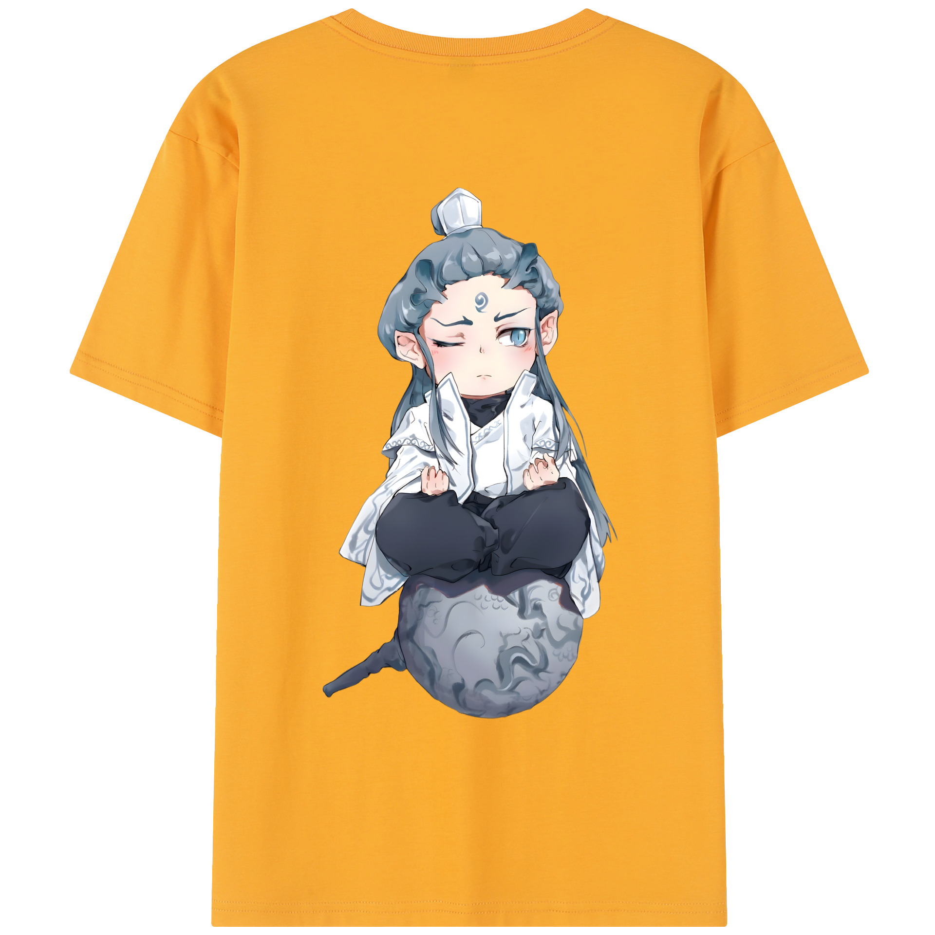 （画像用） Ne Zha 2 ナタ 魔童の大暴れ レディース半袖Tシャツ(バックプリント)