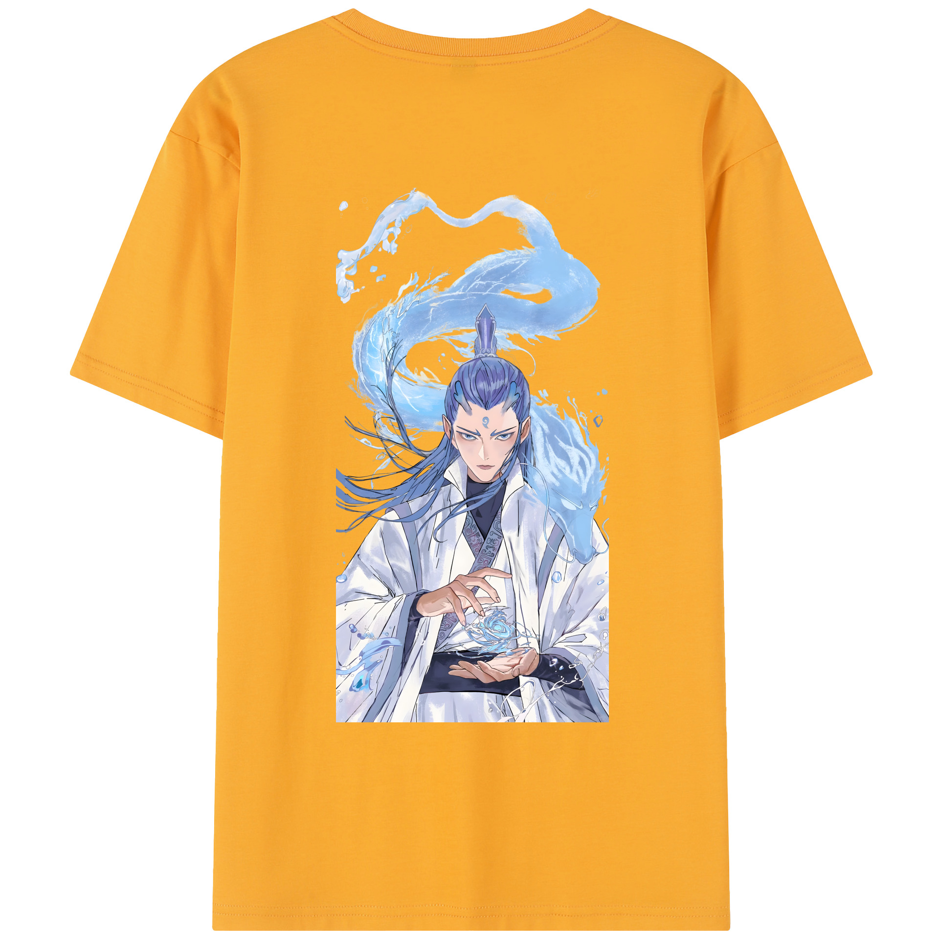 （画像用） Ne Zha 2 ナタ 魔童の大暴れ レディース半袖Tシャツ(バックプリント)