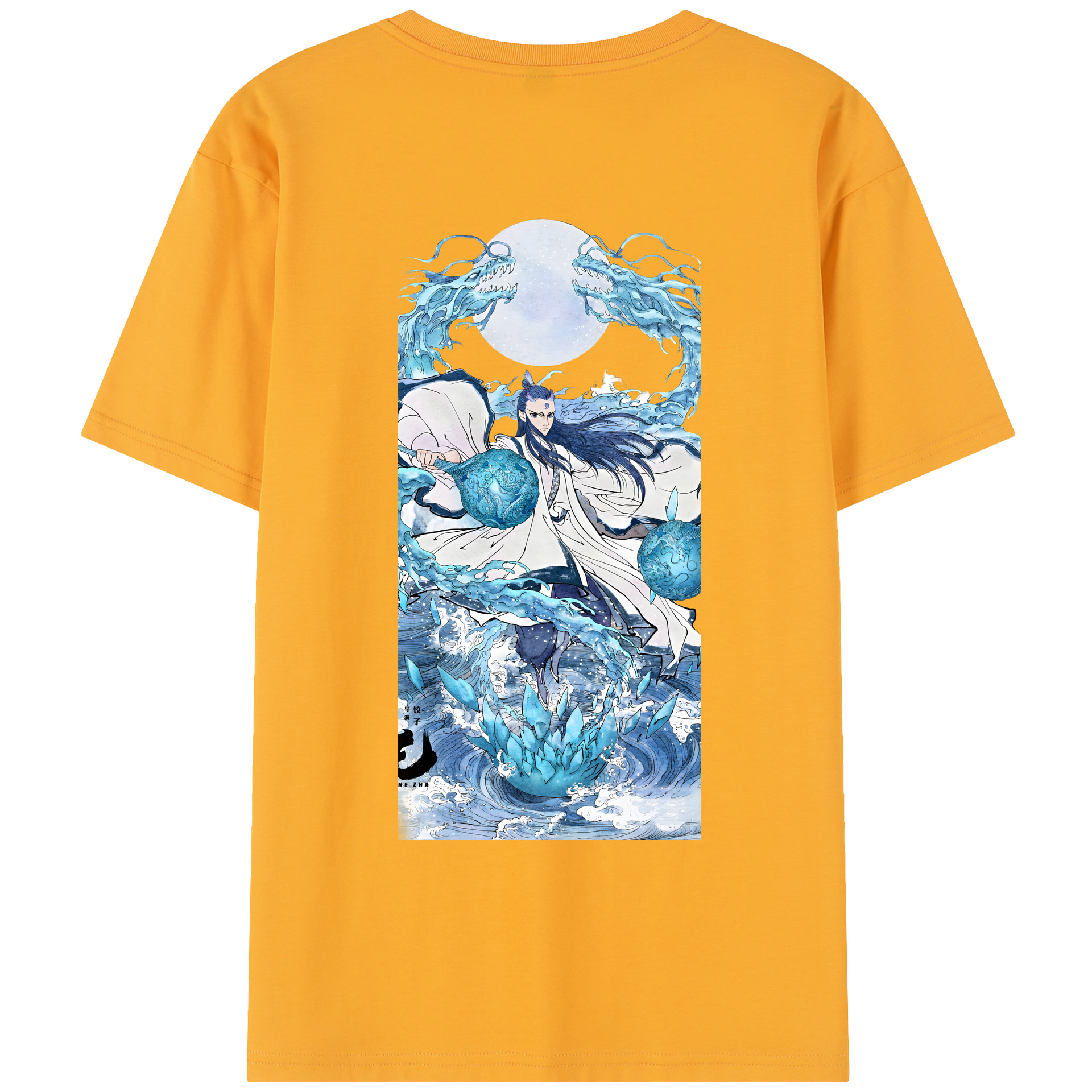 （画像用） Ne Zha 2 ナタ 魔童の大暴れ レディース半袖Tシャツ(バックプリント)