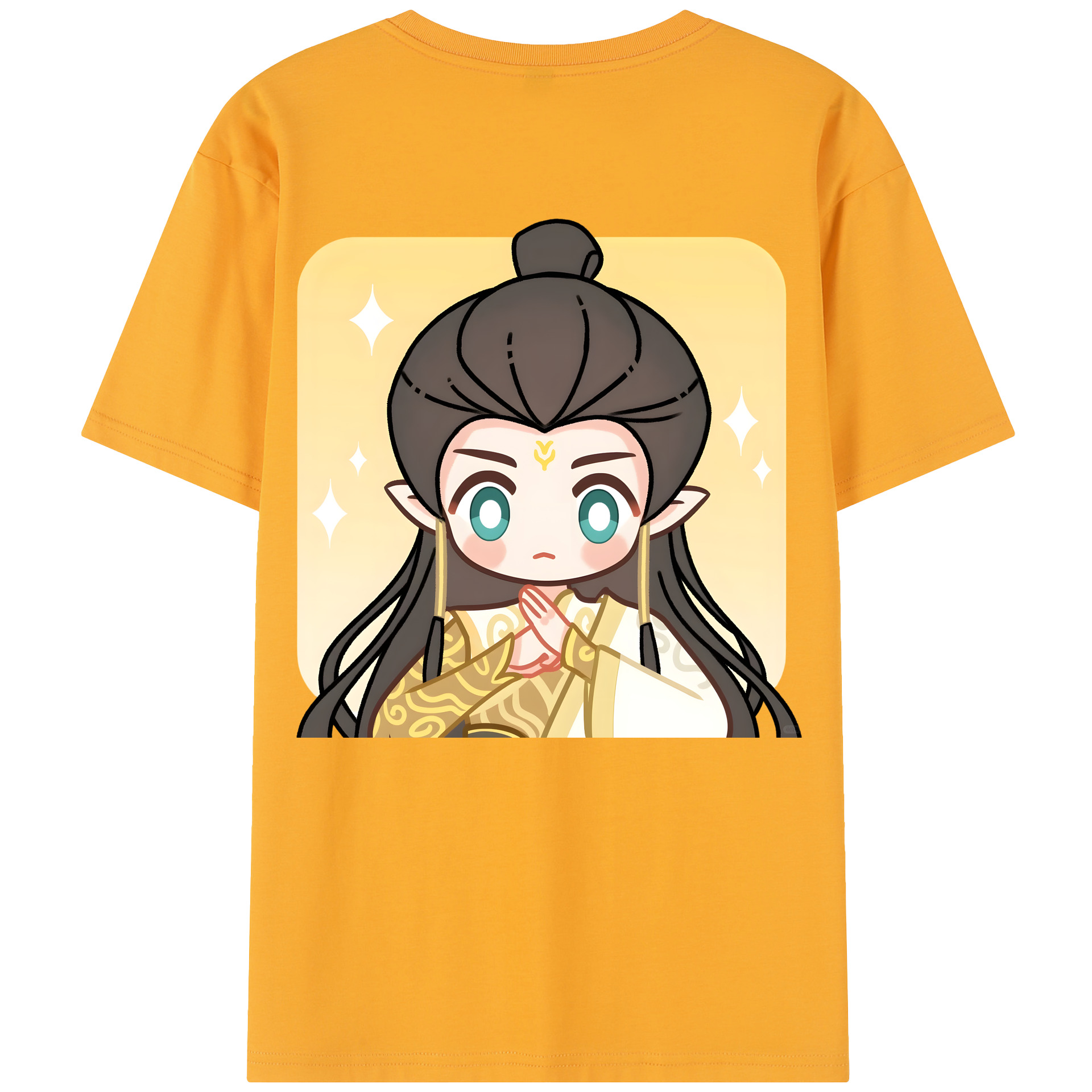 （画像用） Ne Zha 2 ナタ 魔童の大暴れ レディース半袖Tシャツ(バックプリント)