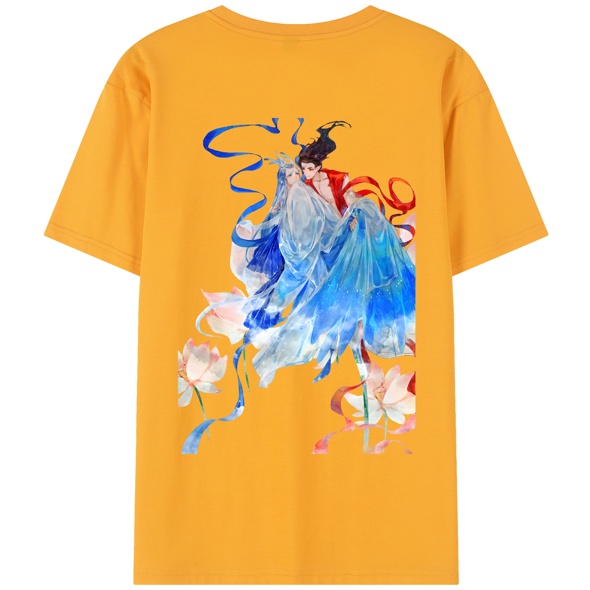 （画像用） Ne Zha 2 ナタ 魔童の大暴れ レディース半袖Tシャツ(バックプリント)
