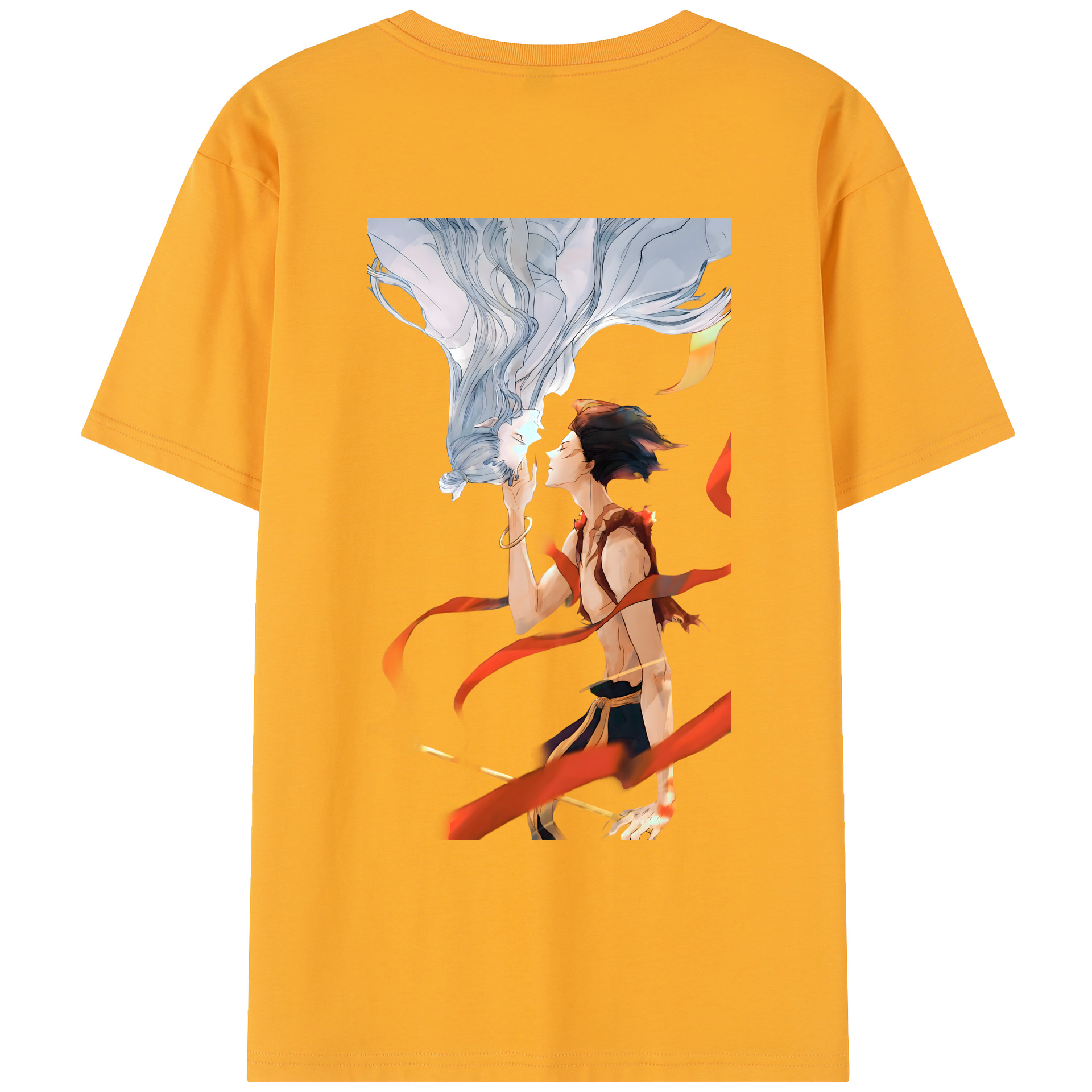 （画像用） Ne Zha 2 ナタ 魔童の大暴れ レディース半袖Tシャツ(バックプリント)