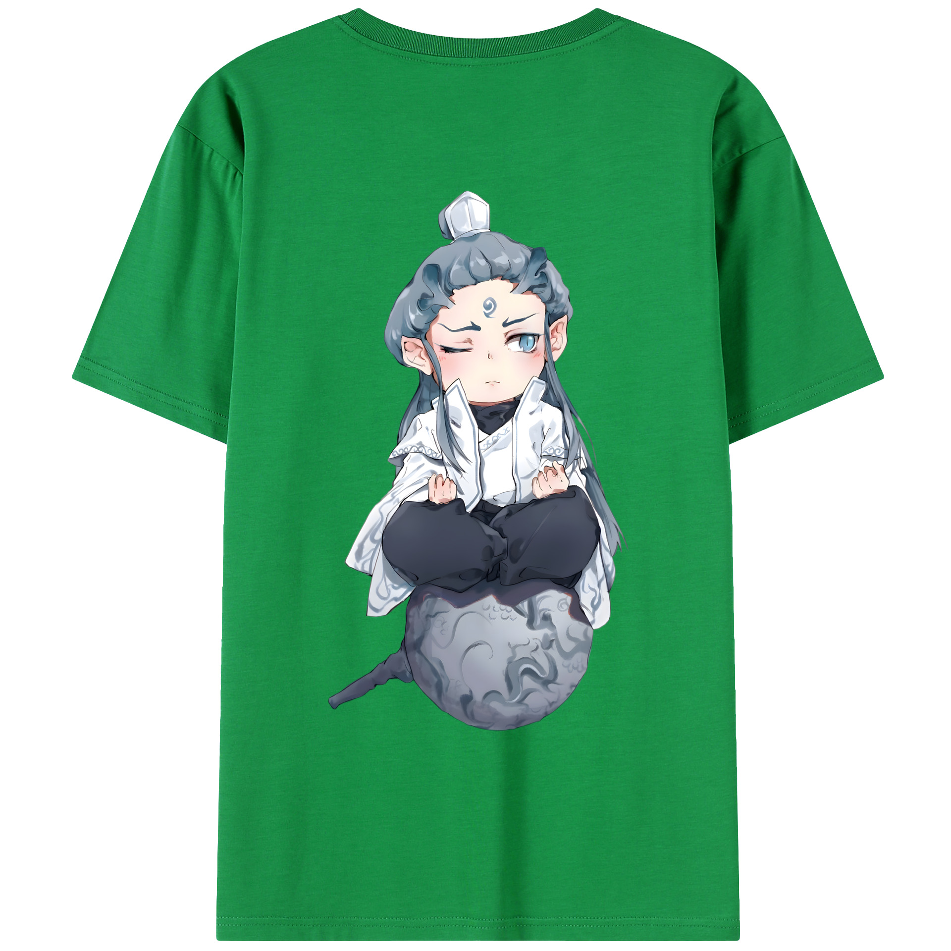 （画像用） Ne Zha 2 ナタ 魔童の大暴れ レディース半袖Tシャツ(バックプリント)