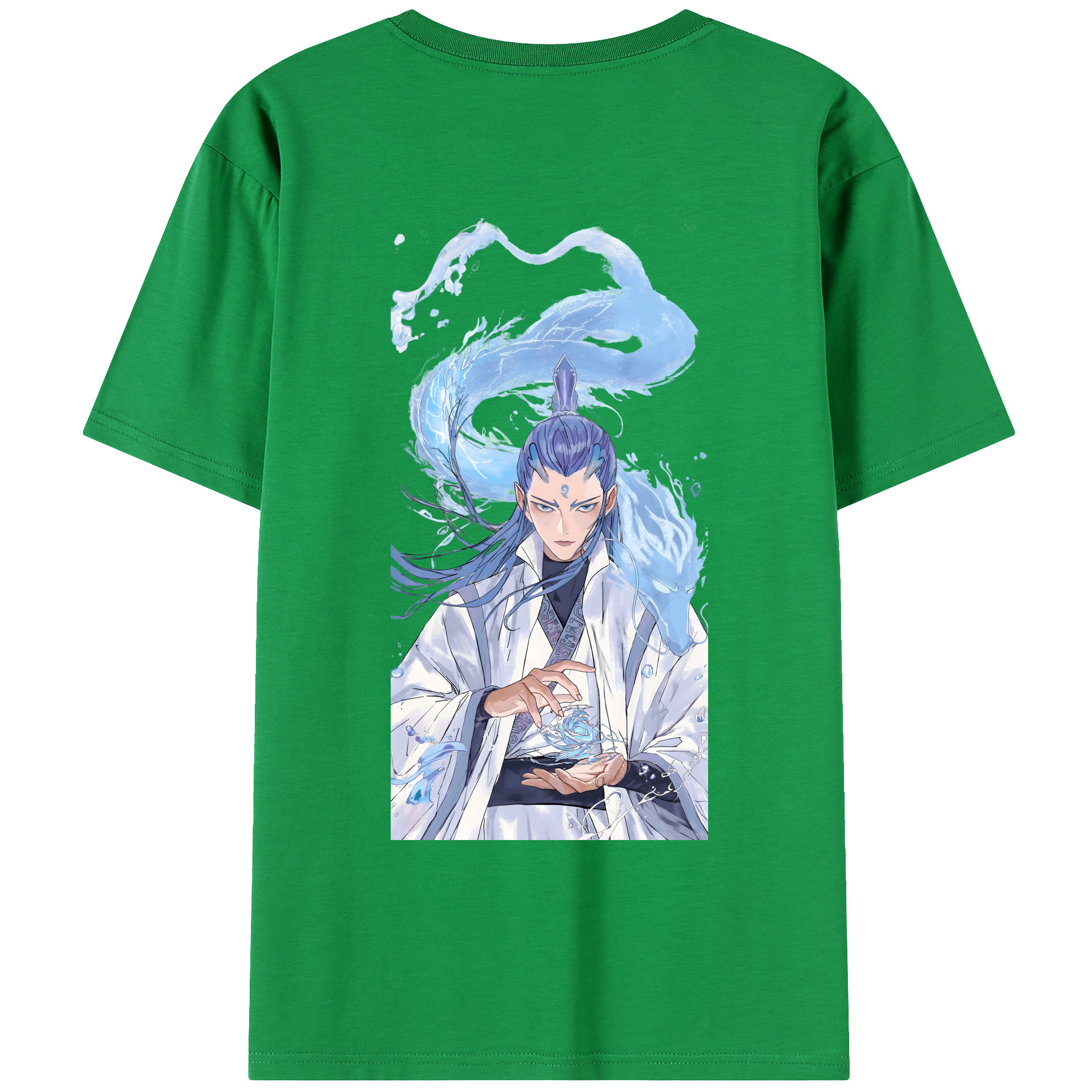 （画像用） Ne Zha 2 ナタ 魔童の大暴れ レディース半袖Tシャツ(バックプリント)