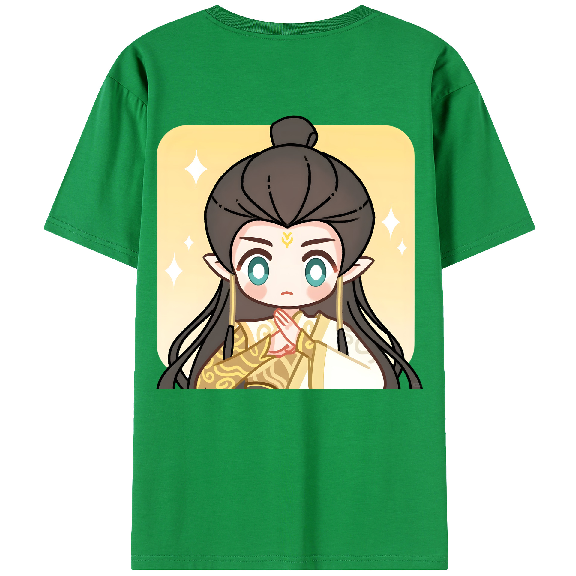 （画像用） Ne Zha 2 ナタ 魔童の大暴れ レディース半袖Tシャツ(バックプリント)