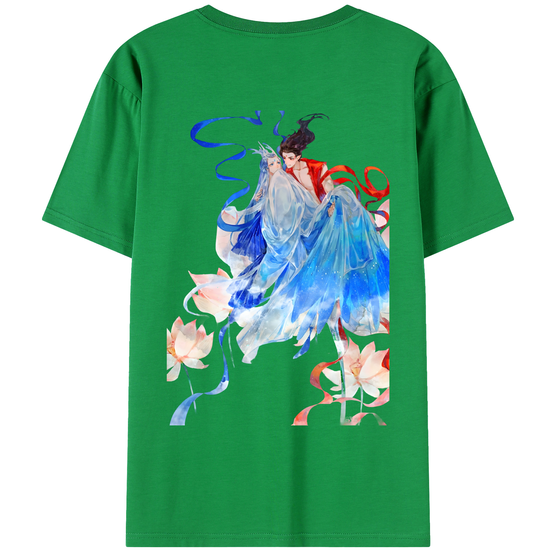（画像用） Ne Zha 2 ナタ 魔童の大暴れ レディース半袖Tシャツ(バックプリント)
