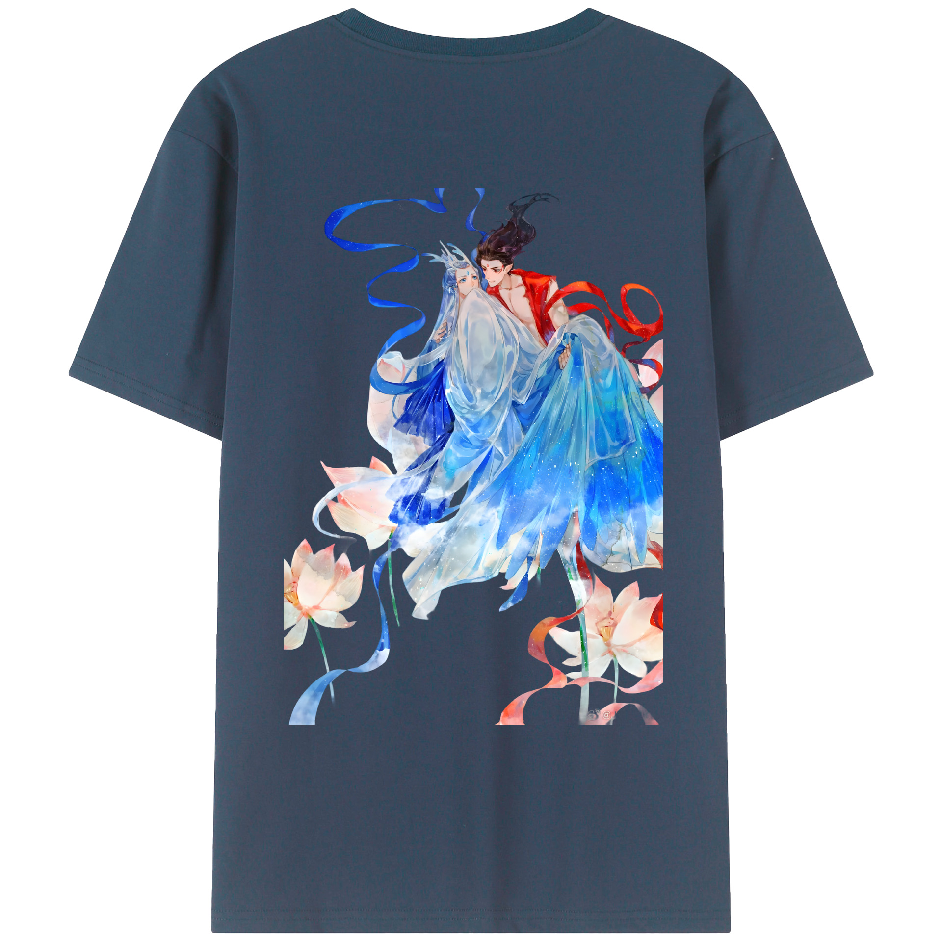 （画像用） Ne Zha 2 ナタ 魔童の大暴れ レディース半袖Tシャツ(バックプリント)
