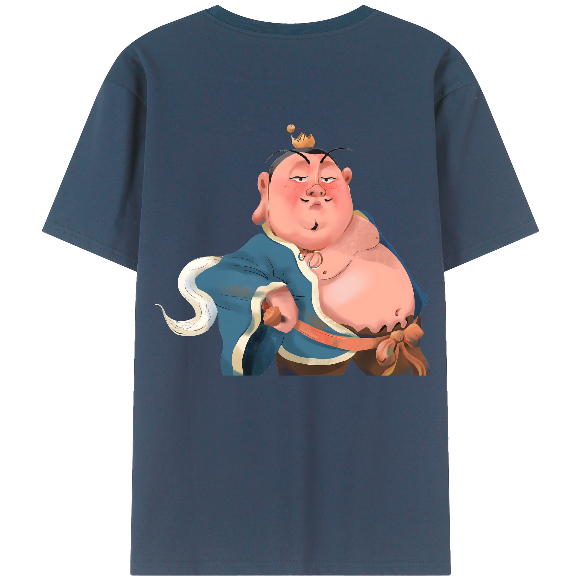 （画像用） Ne Zha 2 ナタ 魔童の大暴れ レディース半袖Tシャツ(バックプリント)