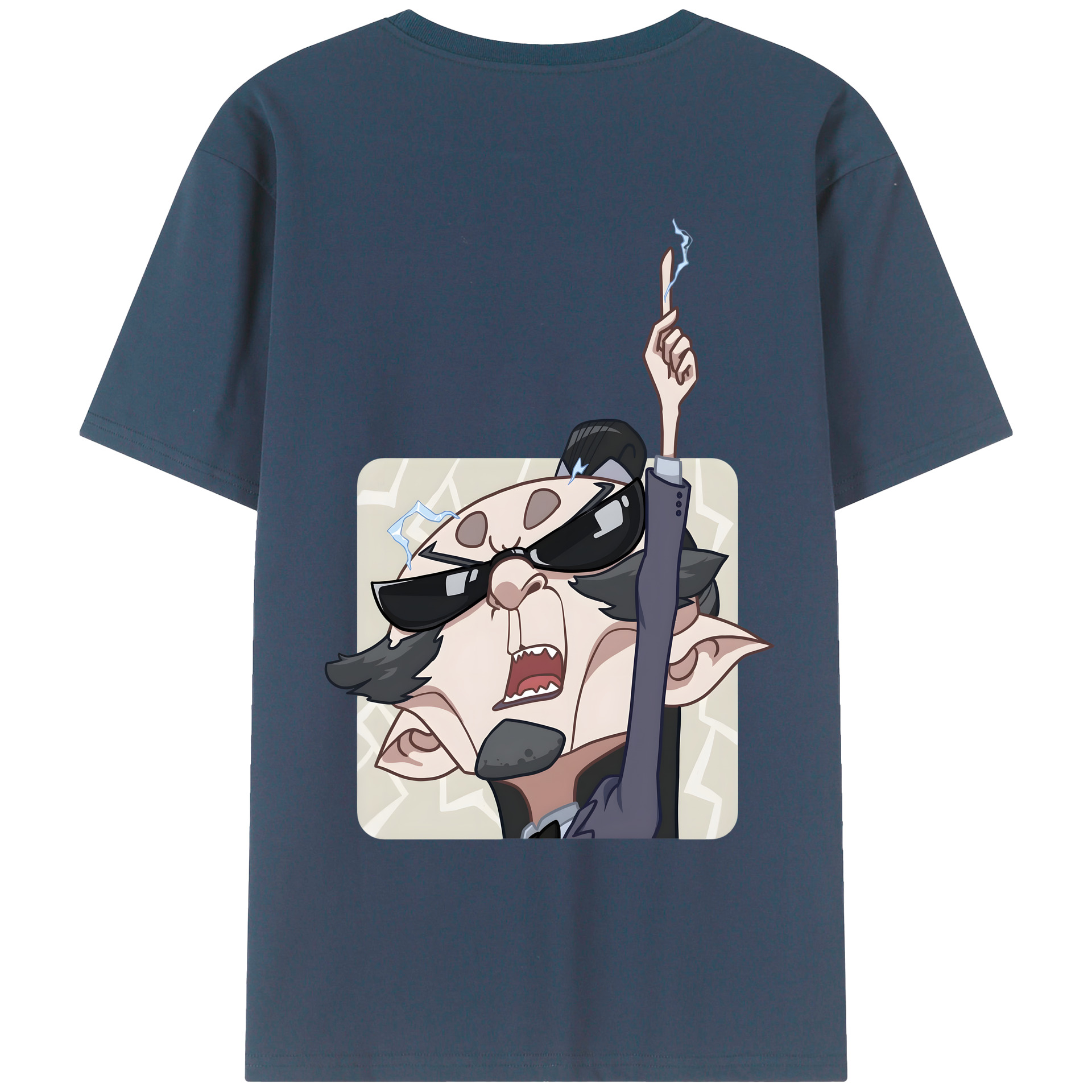 （画像用） Ne Zha 2 ナタ 魔童の大暴れ レディース半袖Tシャツ(バックプリント)
