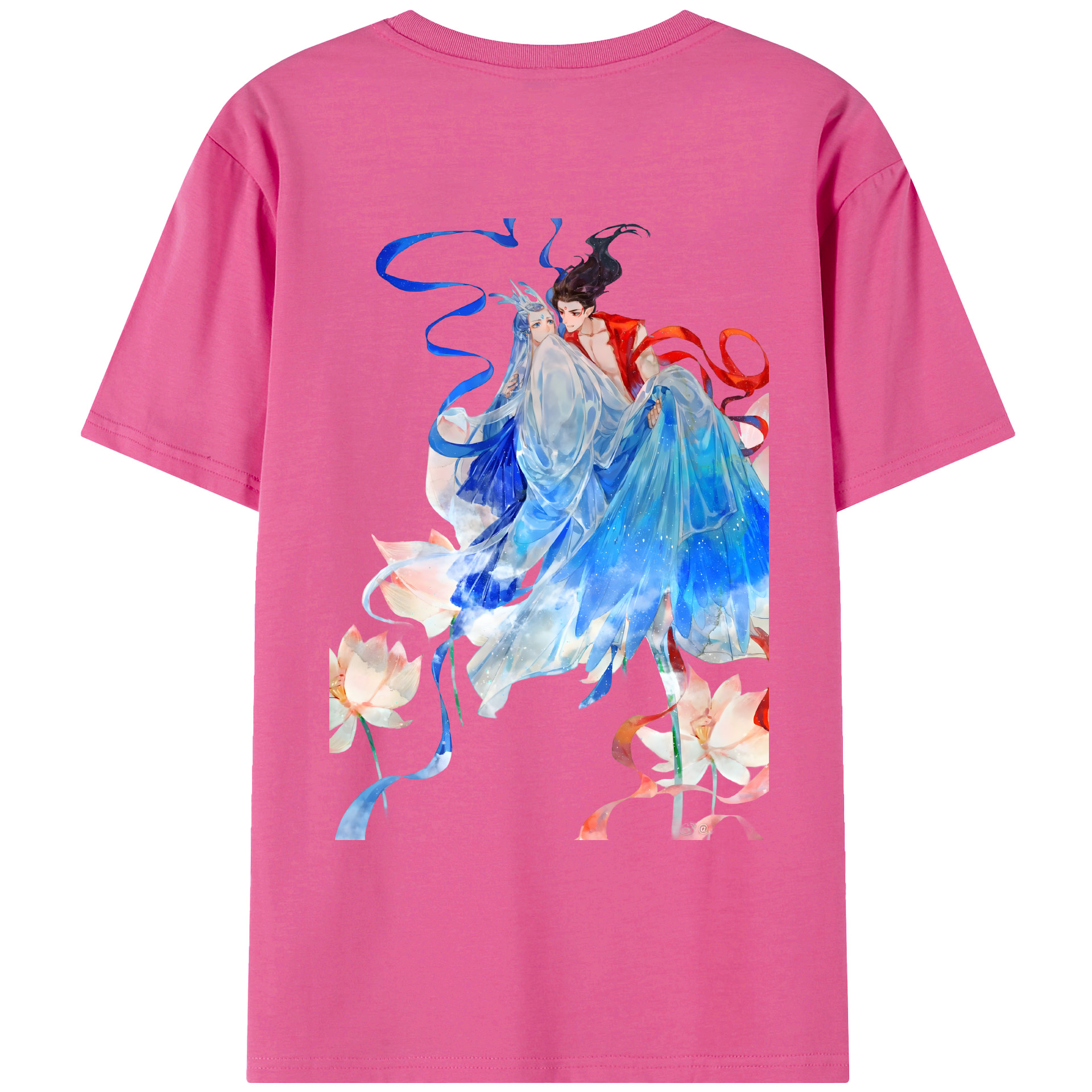 （画像用） Ne Zha 2 ナタ 魔童の大暴れ レディース半袖Tシャツ(バックプリント)