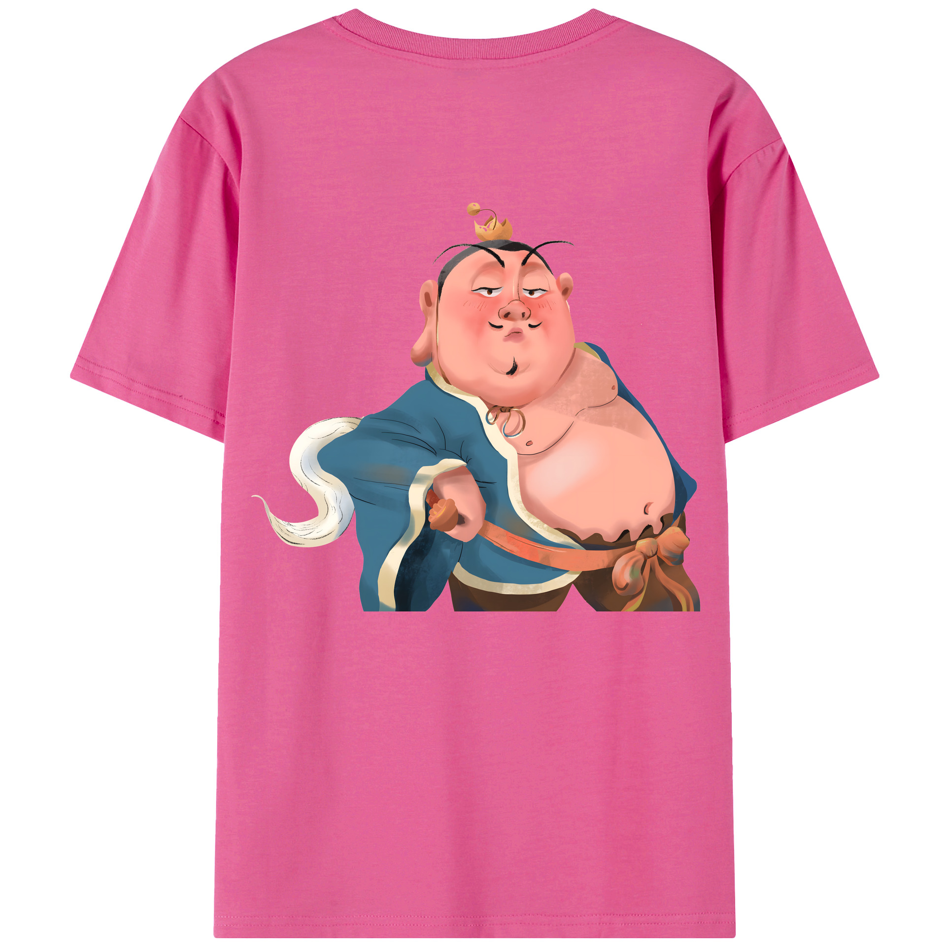 （画像用） Ne Zha 2 ナタ 魔童の大暴れ レディース半袖Tシャツ(バックプリント)