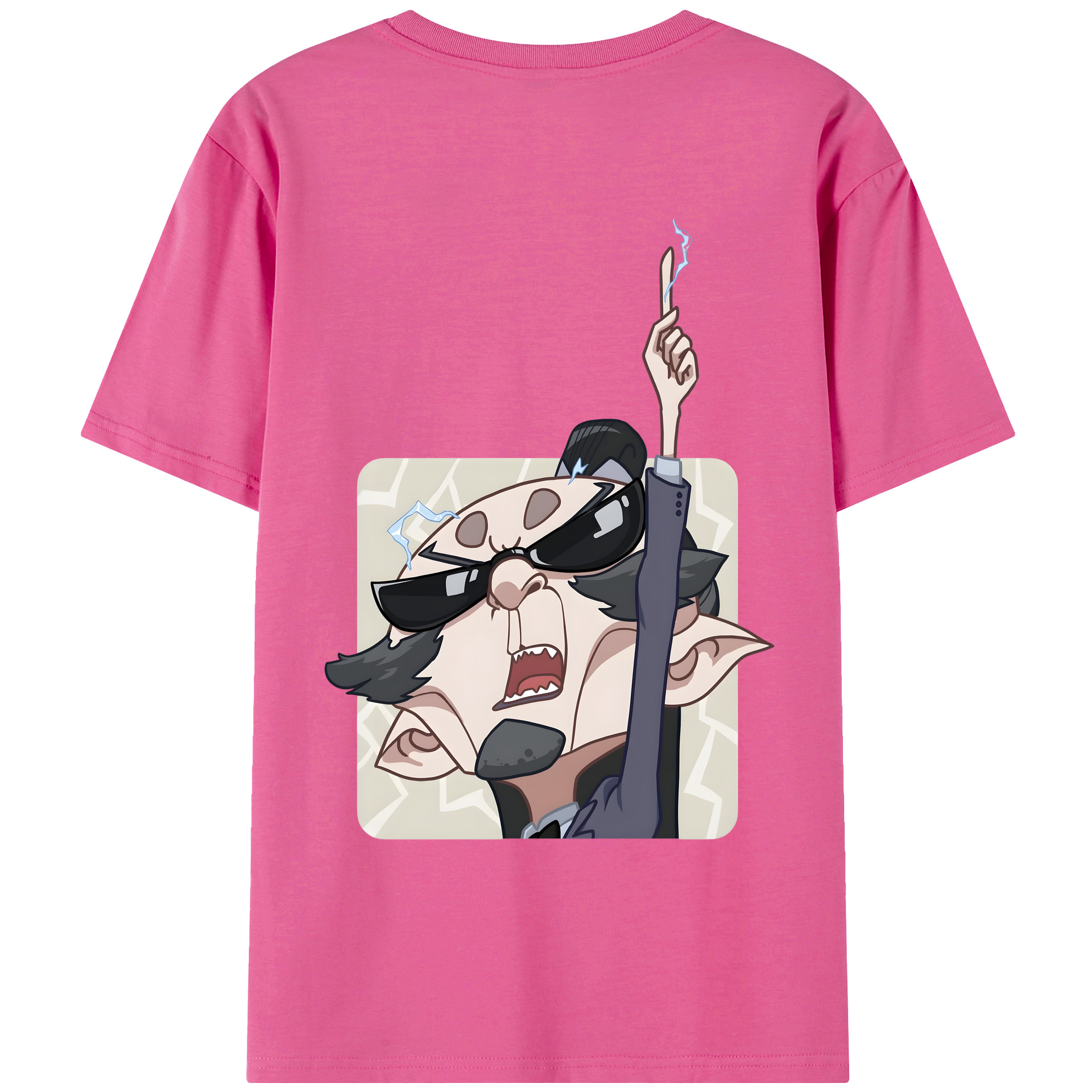 （画像用） Ne Zha 2 ナタ 魔童の大暴れ レディース半袖Tシャツ(バックプリント)