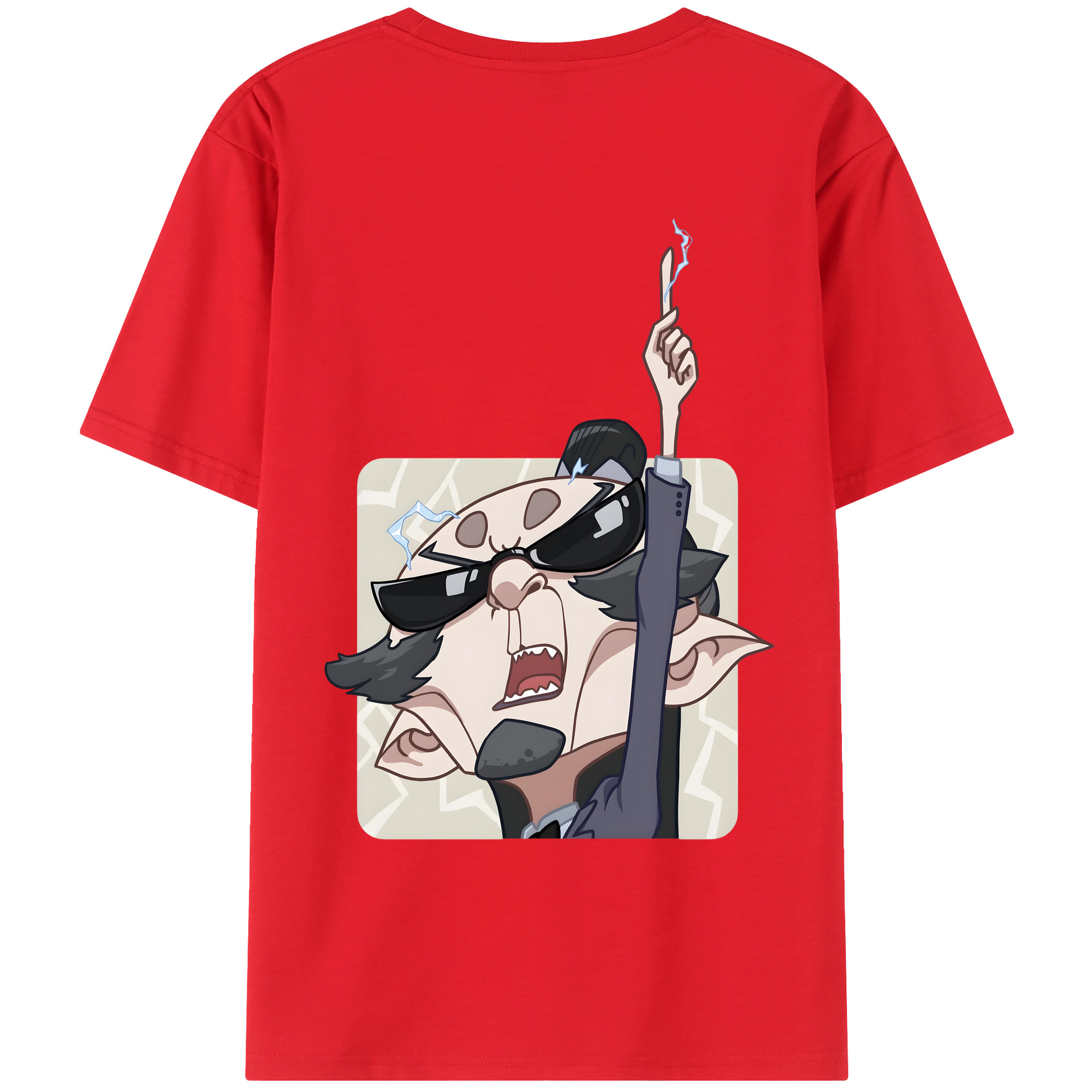 （画像用） Ne Zha 2 ナタ 魔童の大暴れ レディース半袖Tシャツ(バックプリント)