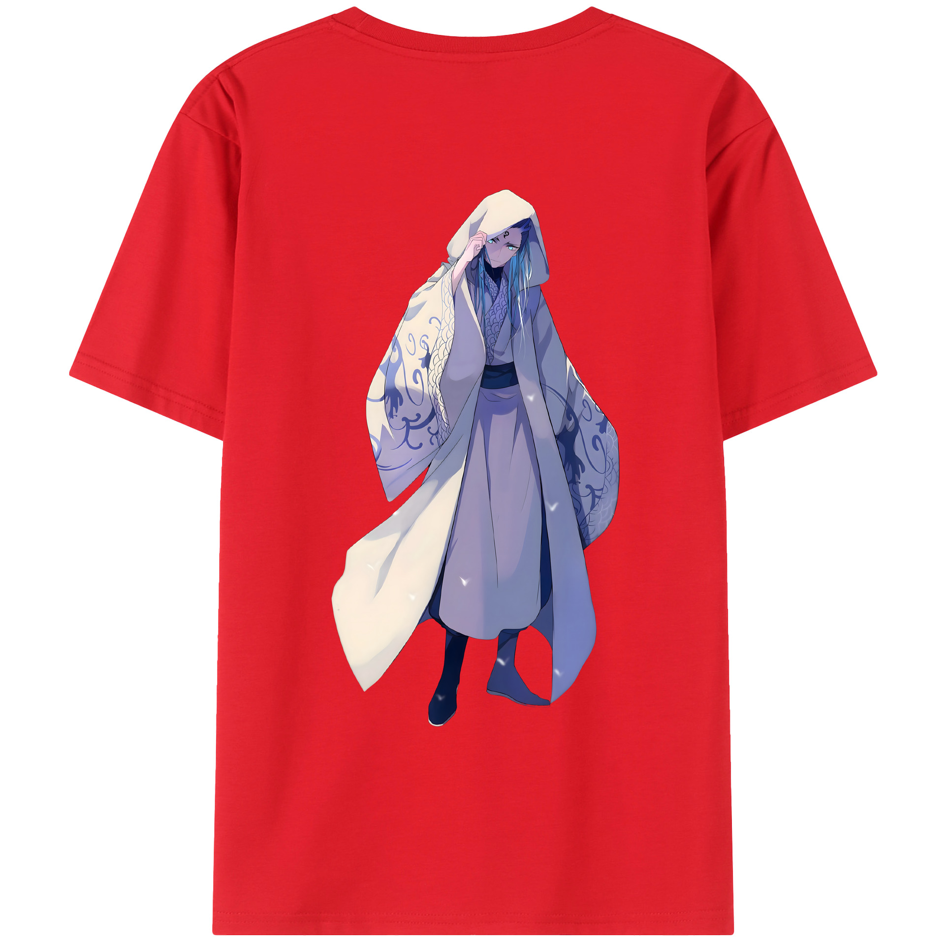 （画像用） Ne Zha 2 ナタ 魔童の大暴れ レディース半袖Tシャツ(バックプリント)