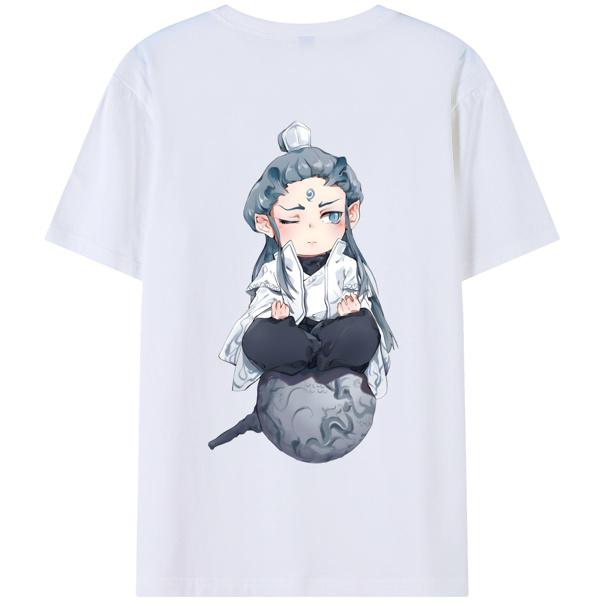 （画像用） Ne Zha 2 ナタ 魔童の大暴れ レディース半袖Tシャツ(バックプリント)