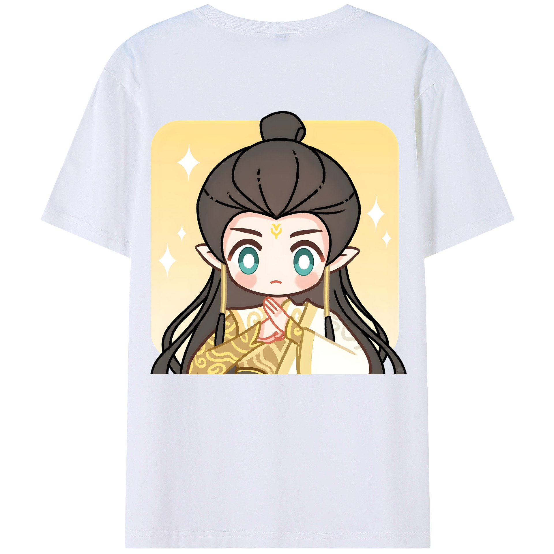 （画像用） Ne Zha 2 ナタ 魔童の大暴れ レディース半袖Tシャツ(バックプリント)