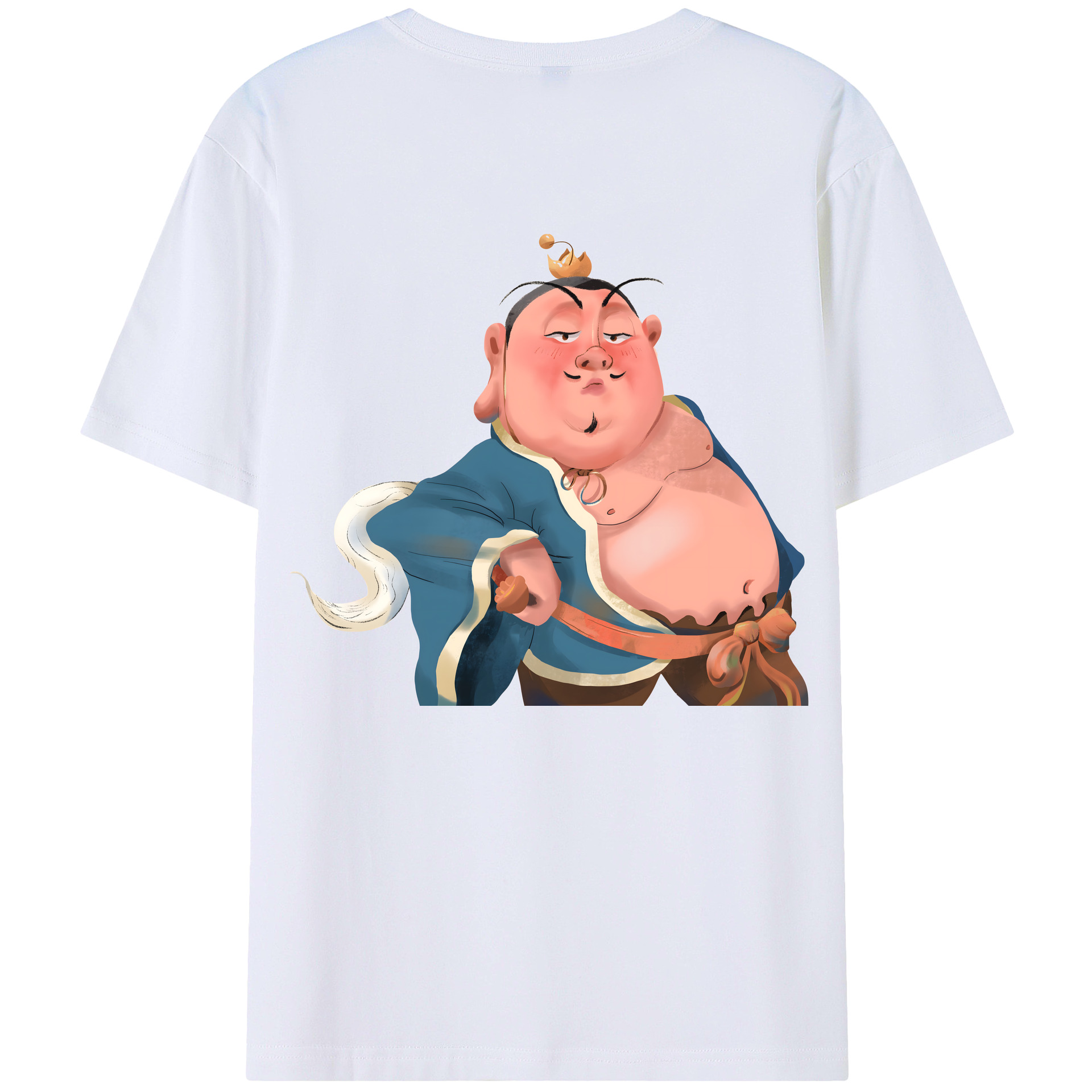 （画像用） Ne Zha 2 ナタ 魔童の大暴れ レディース半袖Tシャツ(バックプリント)