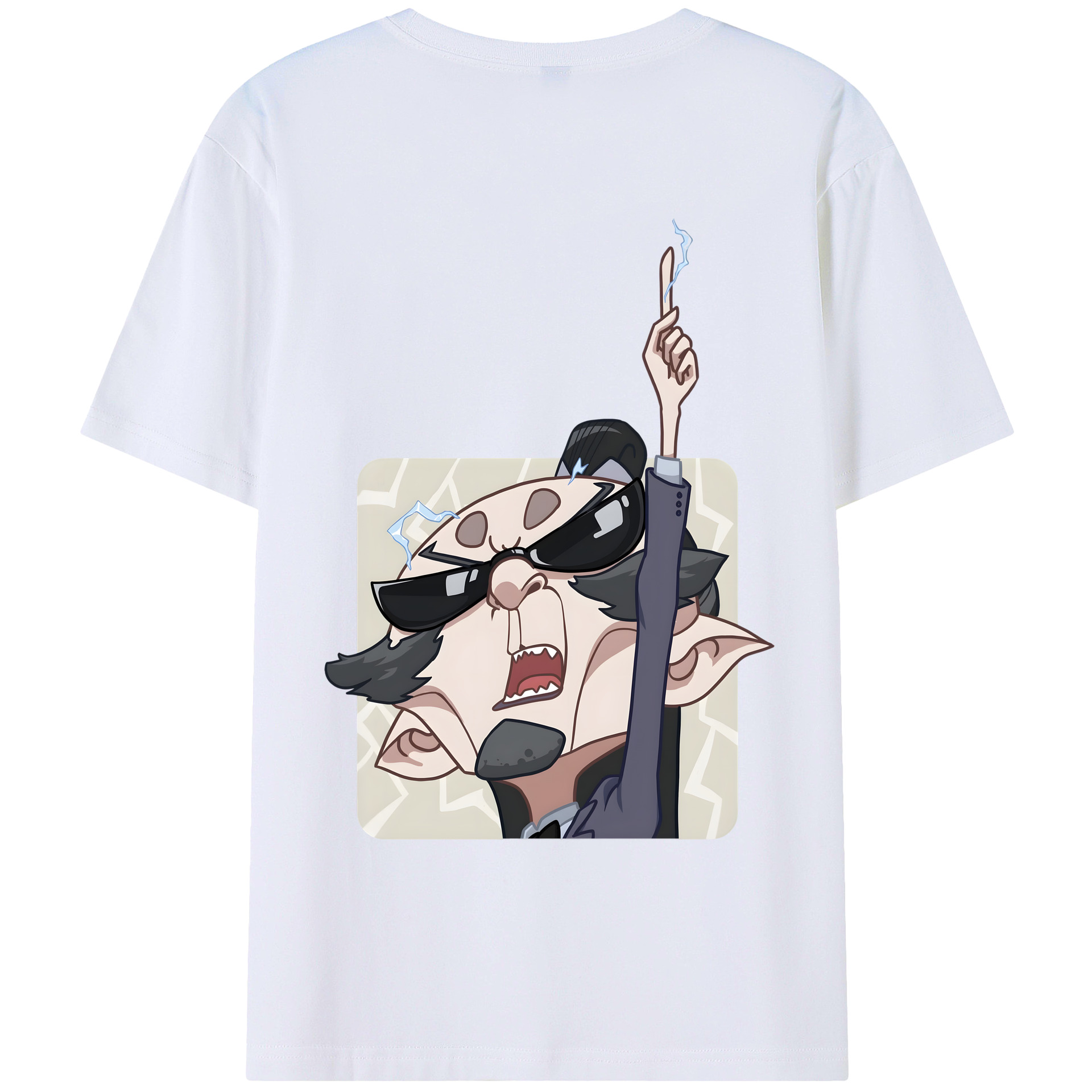 （画像用） Ne Zha 2 ナタ 魔童の大暴れ レディース半袖Tシャツ(バックプリント)