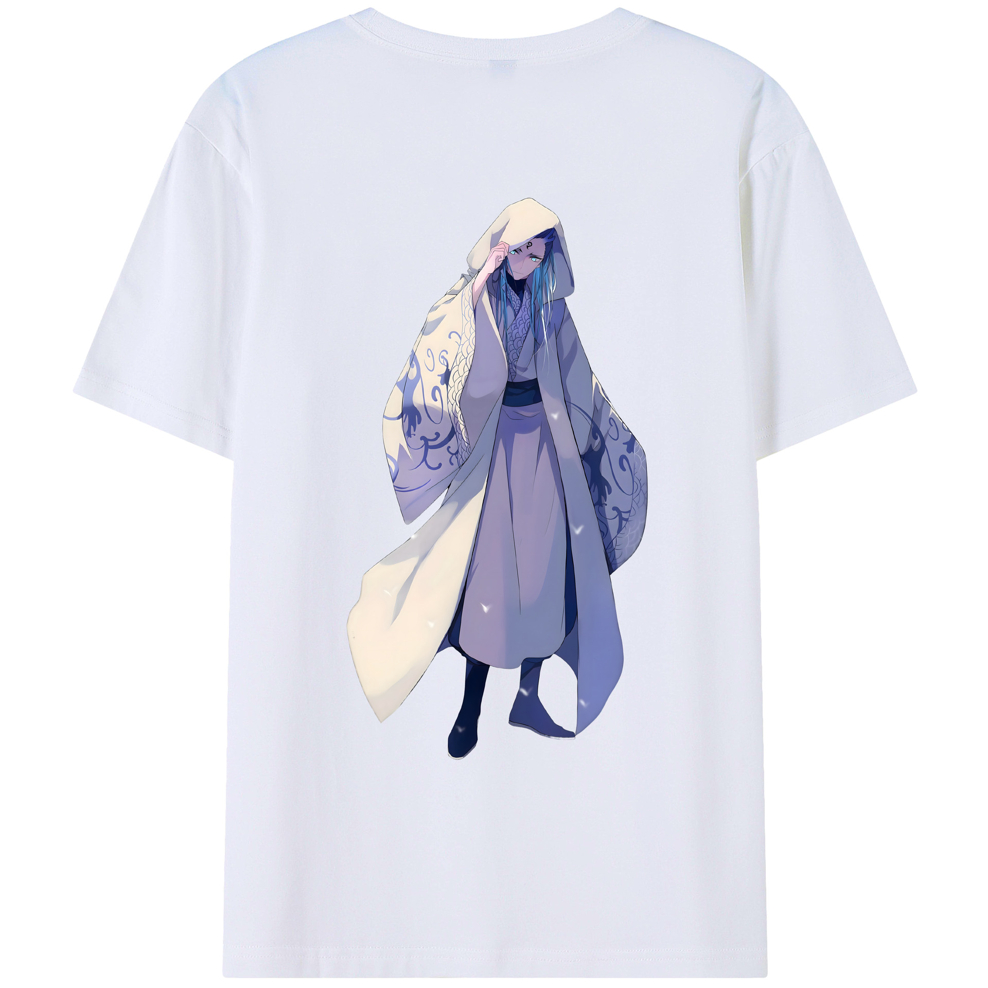 （画像用） Ne Zha 2 ナタ 魔童の大暴れ レディース半袖Tシャツ(バックプリント)