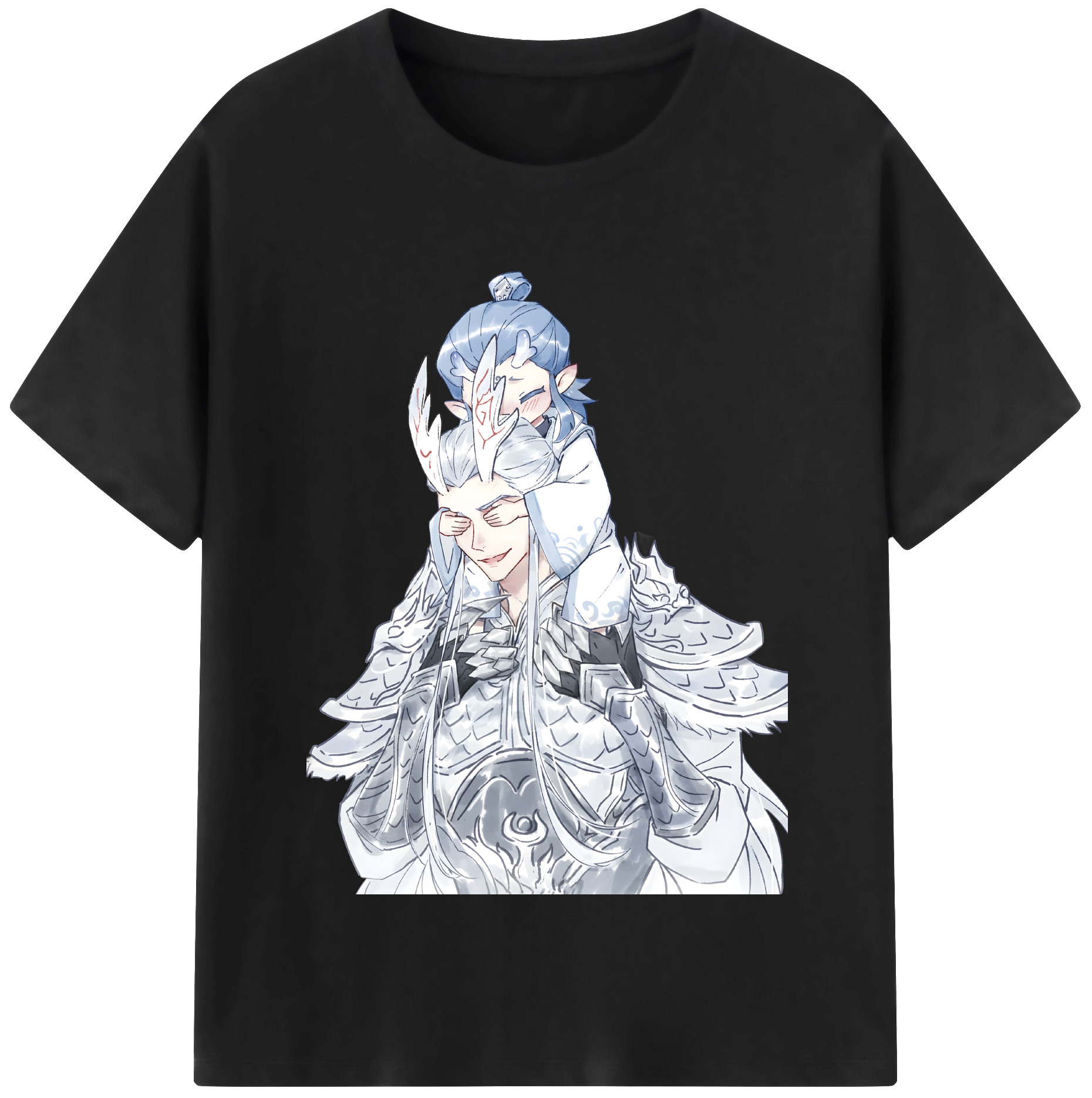 （画像用） Ne Zha 2 ナタ 魔童の大暴れ レディースカジュアルプリントTシャツ（綿100％）