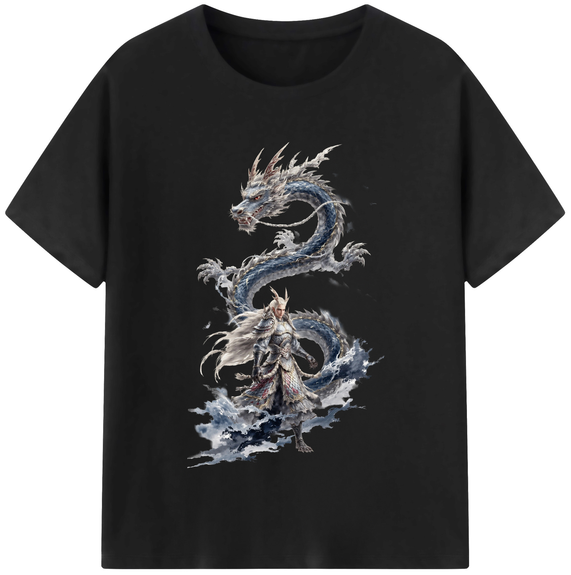 （画像用） Ne Zha 2 ナタ 魔童の大暴れ レディースカジュアルプリントTシャツ（綿100％）