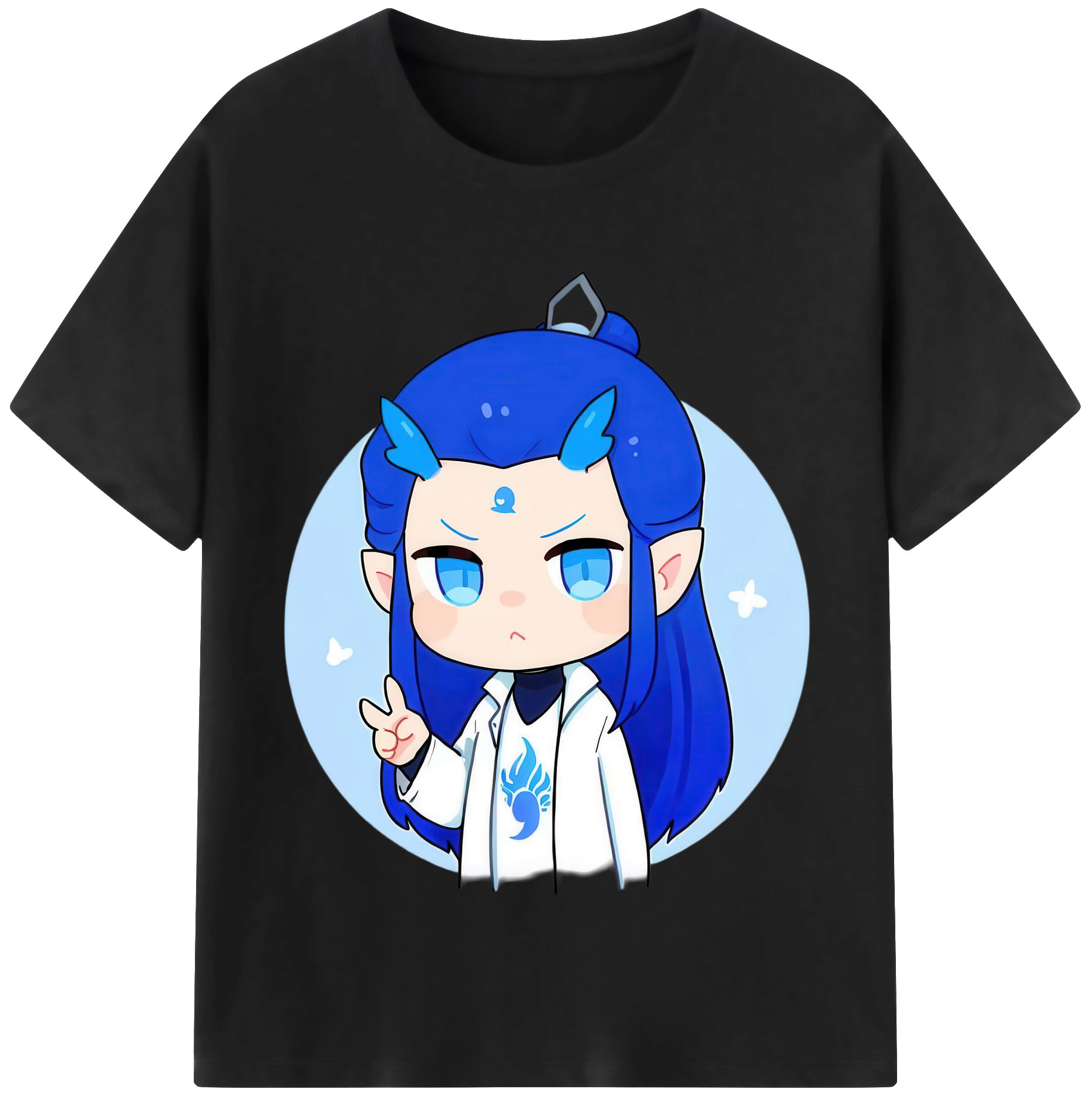 （画像用） Ne Zha 2 ナタ 魔童の大暴れ レディースカジュアルプリントTシャツ（綿100％）
