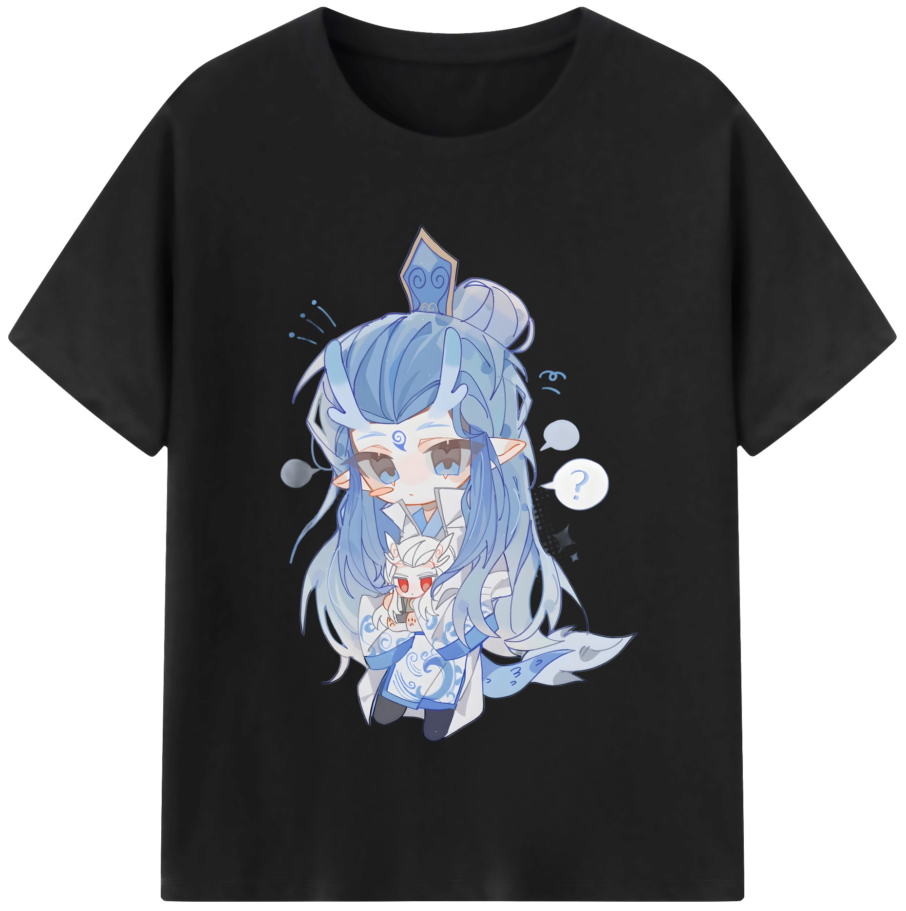 （画像用） Ne Zha 2 ナタ 魔童の大暴れ レディースカジュアルプリントTシャツ（綿100％）
