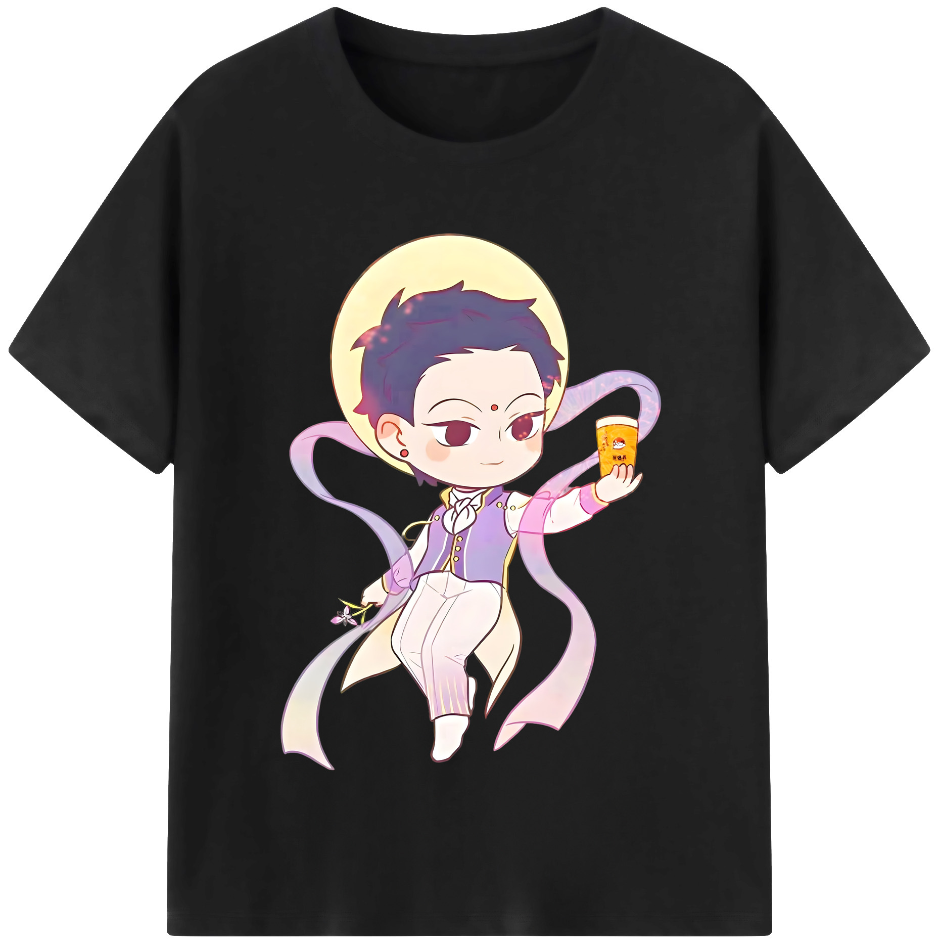 （画像用） Ne Zha 2 ナタ 魔童の大暴れ レディースカジュアルプリントTシャツ（綿100％）