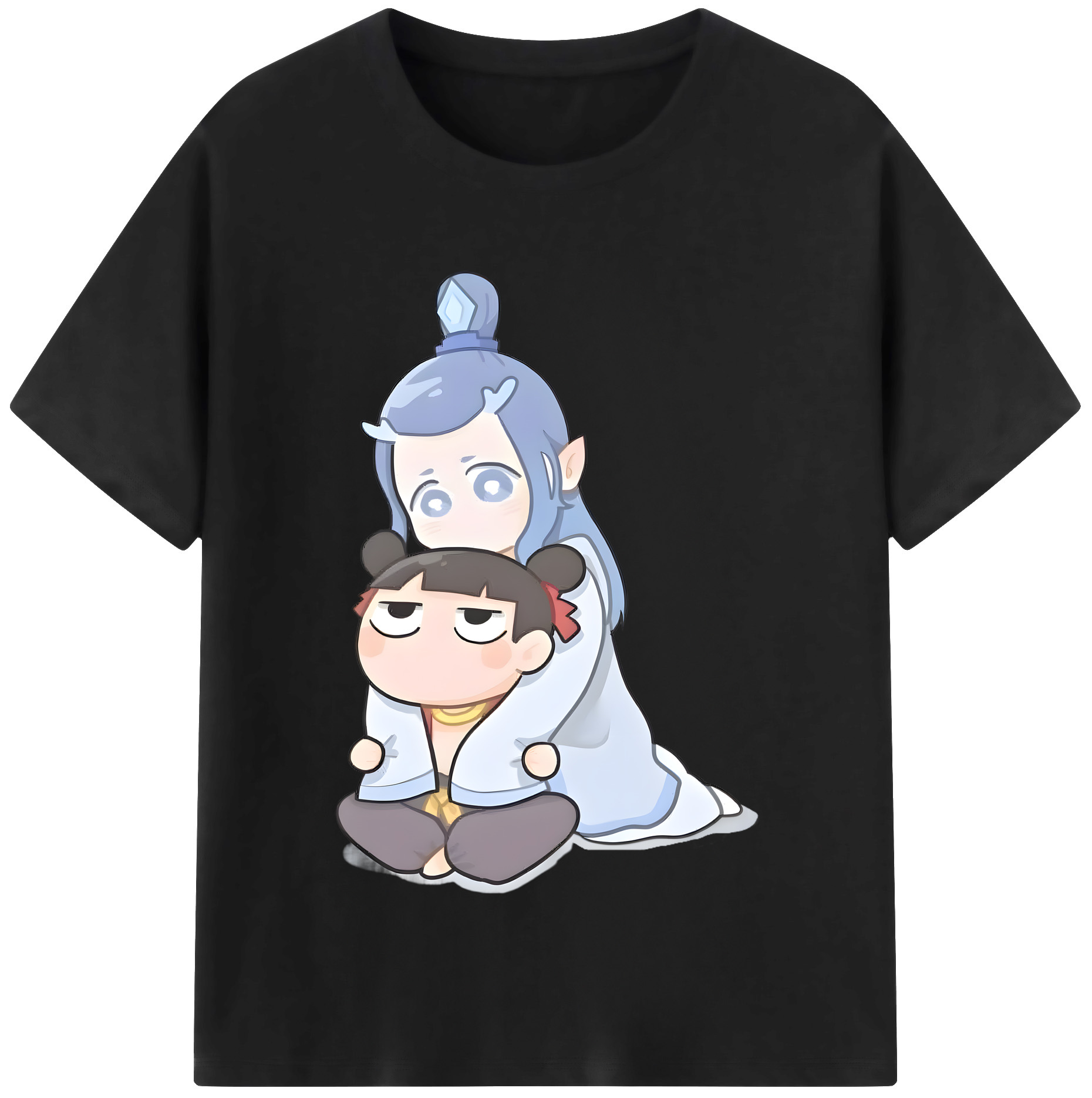 （画像用） Ne Zha 2 ナタ 魔童の大暴れ レディースカジュアルプリントTシャツ（綿100％）