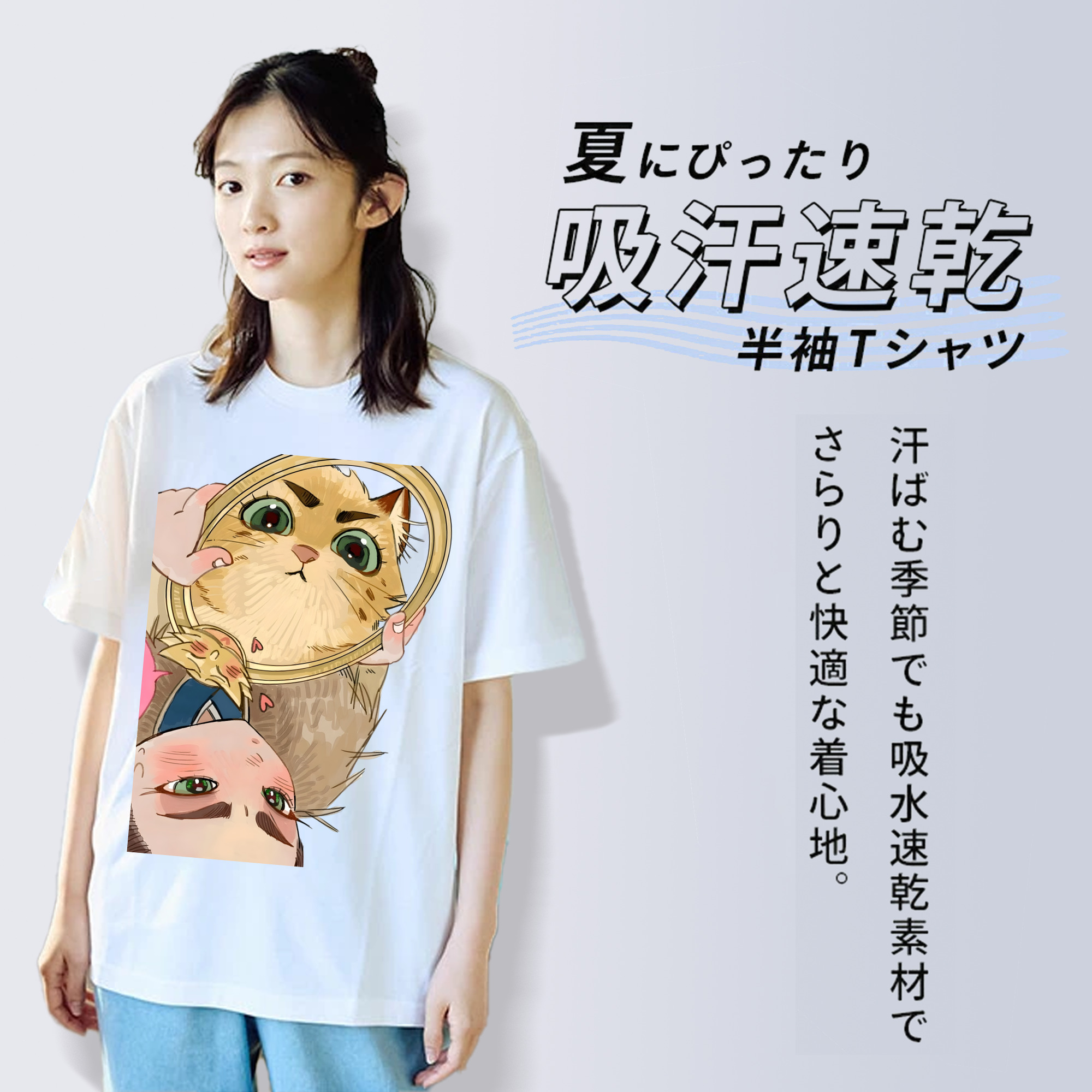 Ne Zha 2 ナタ 魔童の大暴れ レディースカジュアルプリントTシャツ（綿100％）