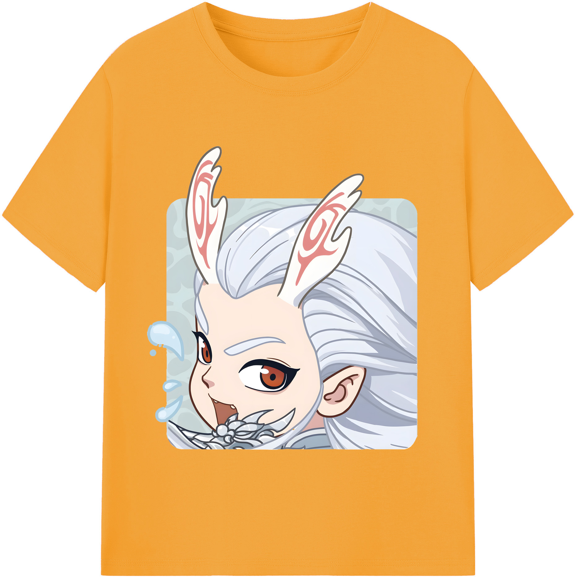 （画像用） Ne Zha 2 ナタ 魔童の大暴れ レディースカジュアルプリントTシャツ（綿100％）