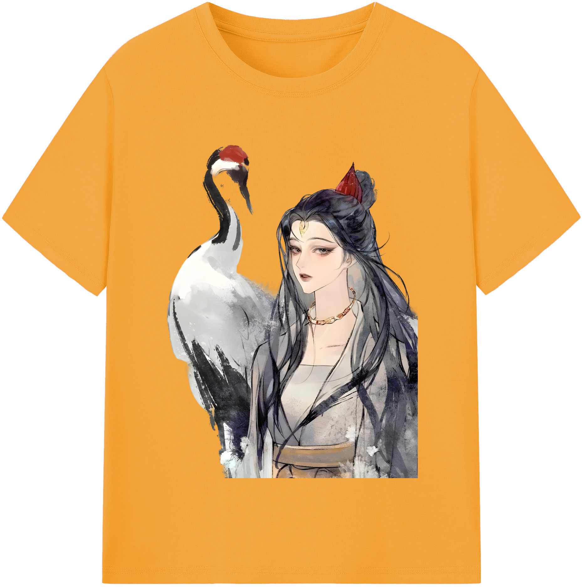 （画像用） Ne Zha 2 ナタ 魔童の大暴れ レディースカジュアルプリントTシャツ（綿100％）