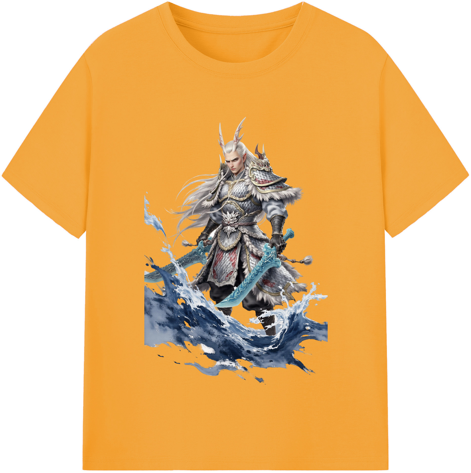 （画像用） Ne Zha 2 ナタ 魔童の大暴れ レディースカジュアルプリントTシャツ（綿100％）