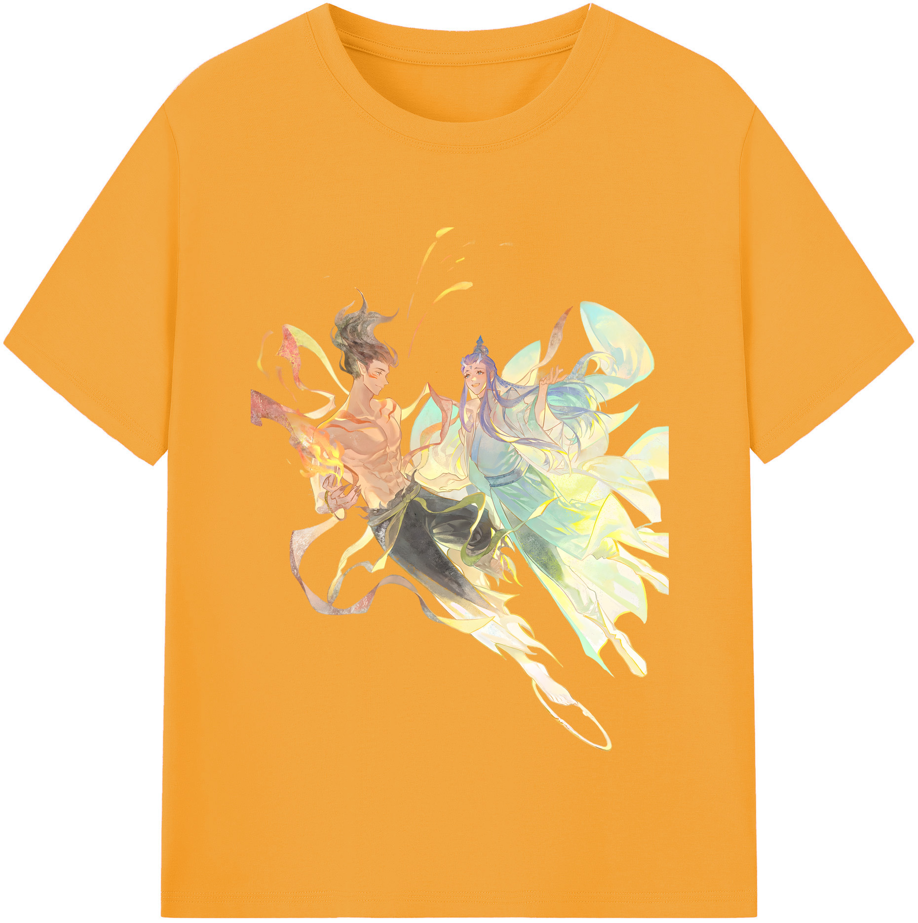 （画像用） Ne Zha 2 ナタ 魔童の大暴れ レディースカジュアルプリントTシャツ（綿100％）