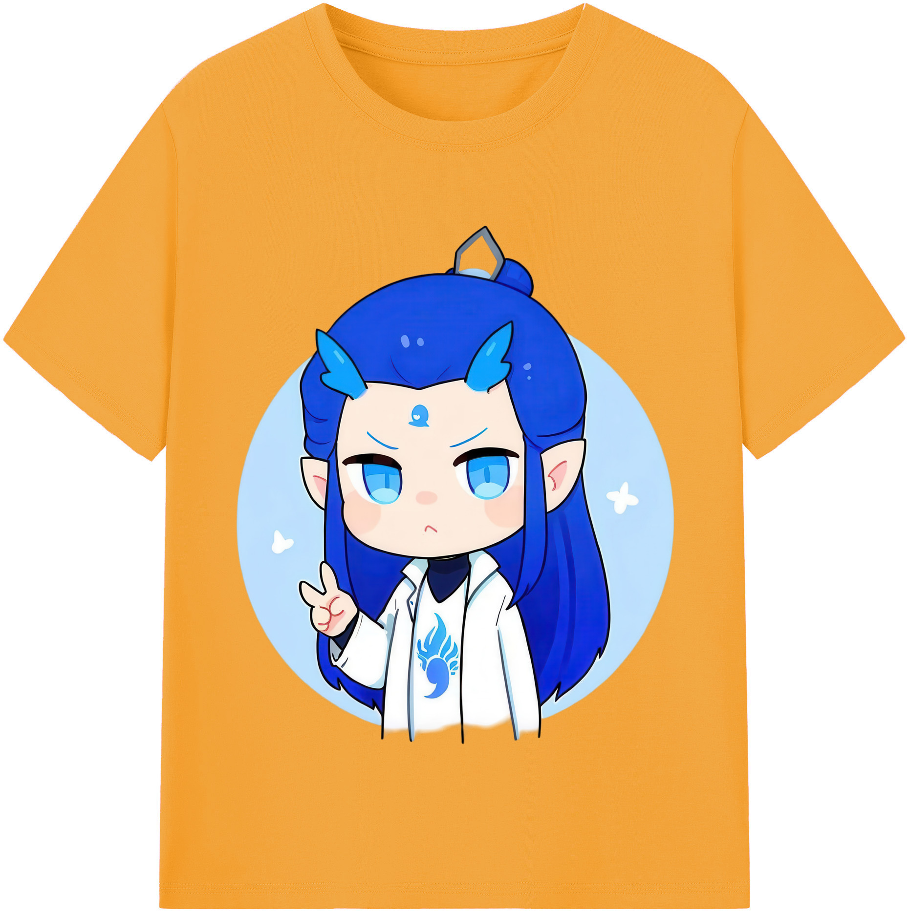 （画像用） Ne Zha 2 ナタ 魔童の大暴れ レディースカジュアルプリントTシャツ（綿100％）