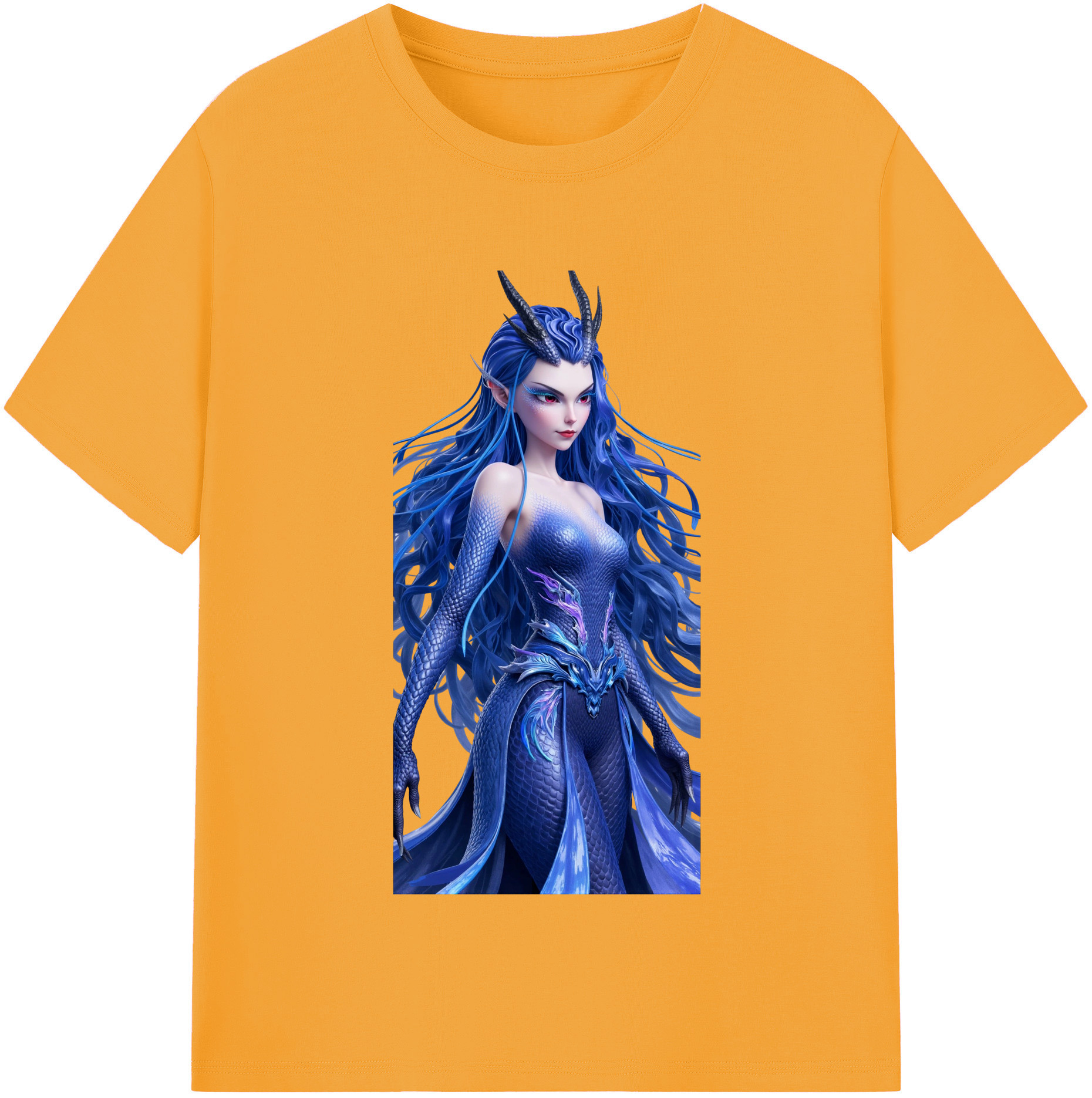（画像用） Ne Zha 2 ナタ 魔童の大暴れ レディースカジュアルプリントTシャツ（綿100％）