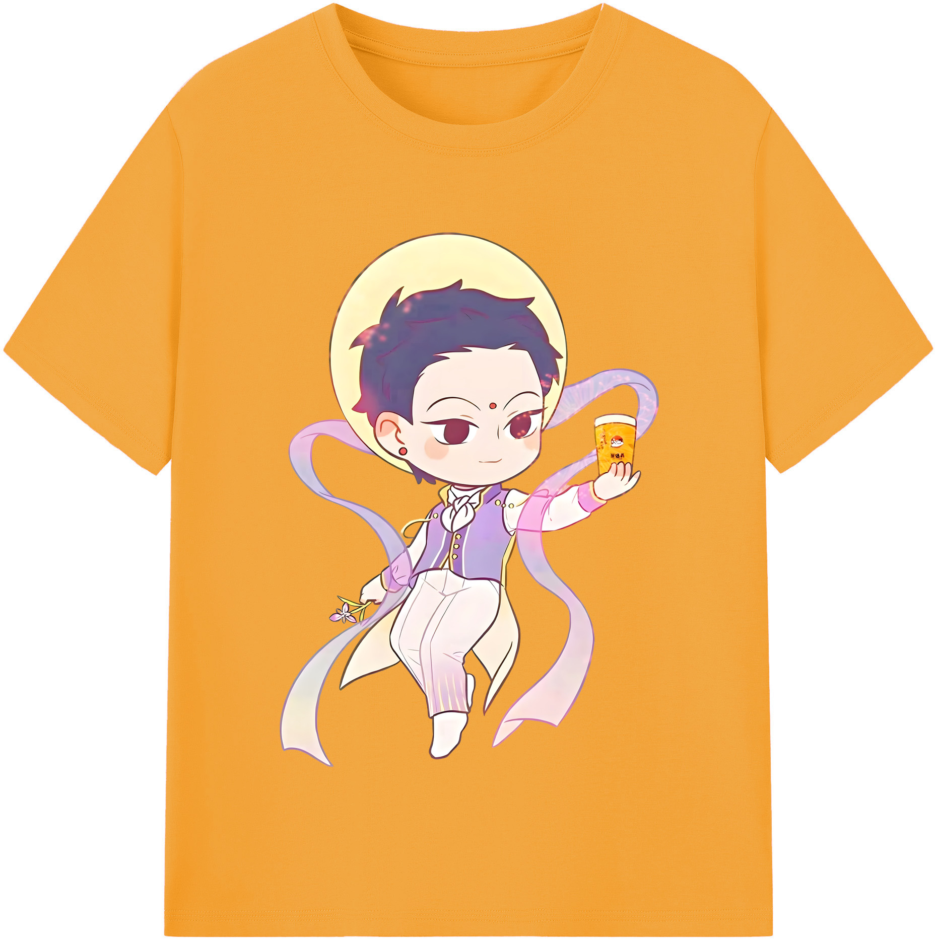 （画像用） Ne Zha 2 ナタ 魔童の大暴れ レディースカジュアルプリントTシャツ（綿100％）
