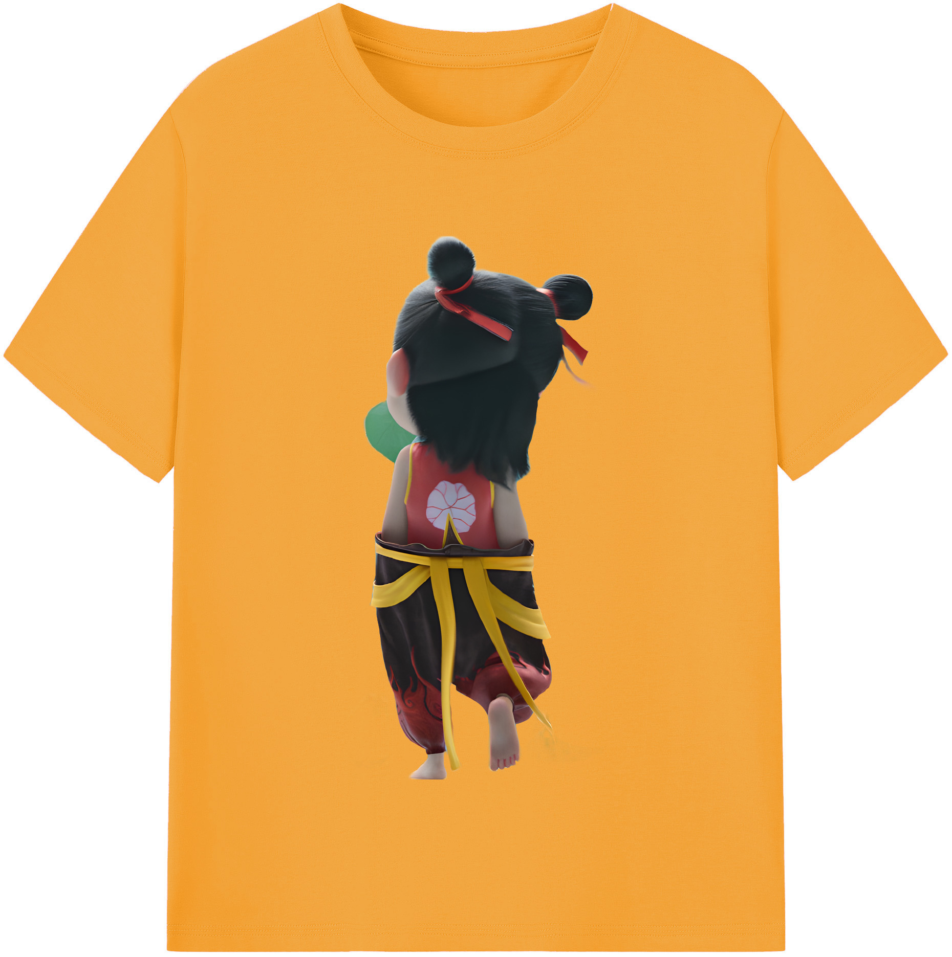 （画像用） Ne Zha 2 ナタ 魔童の大暴れ レディースカジュアルプリントTシャツ（綿100％）