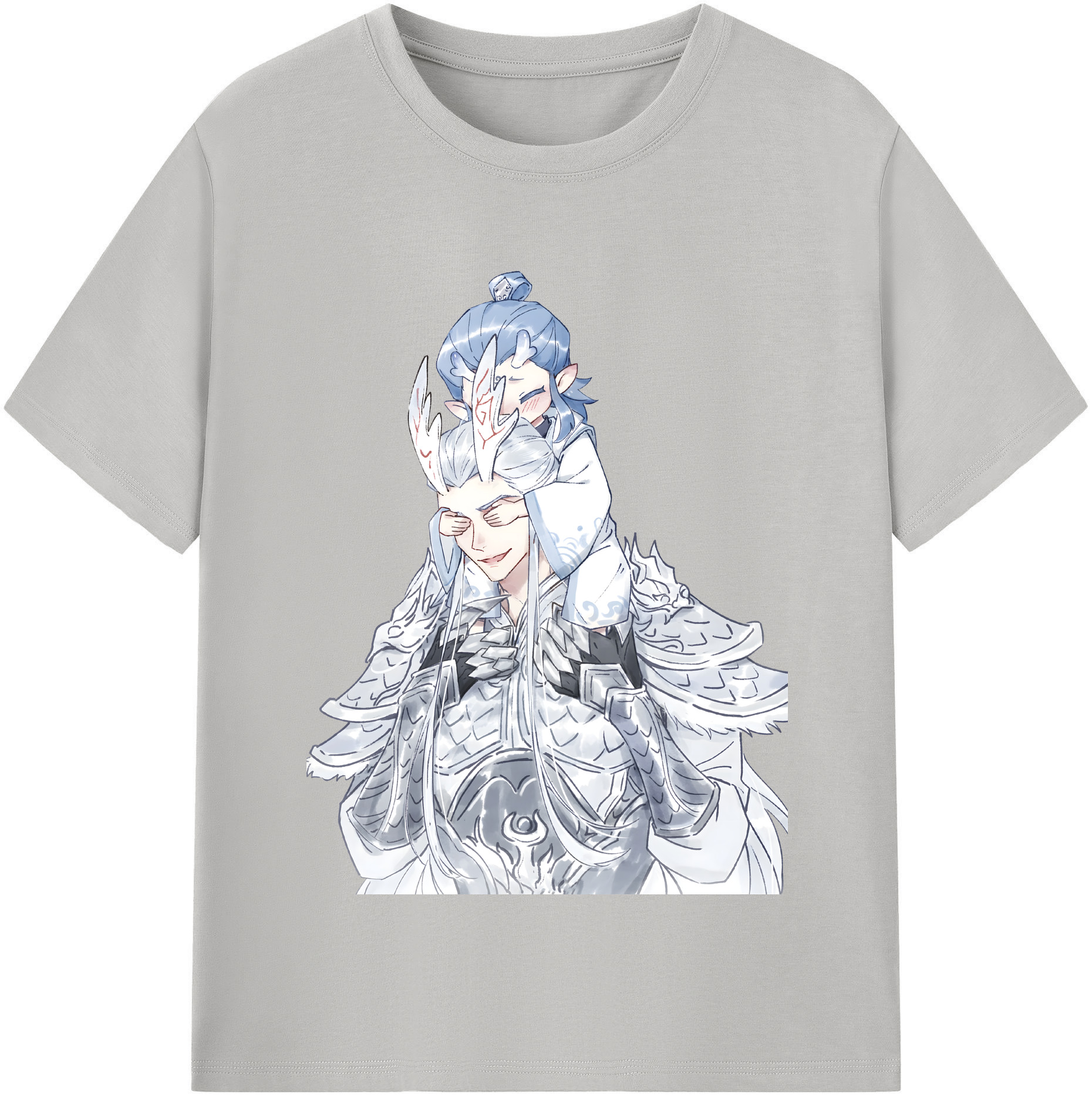（画像用） Ne Zha 2 ナタ 魔童の大暴れ レディースカジュアルプリントTシャツ（綿100％）