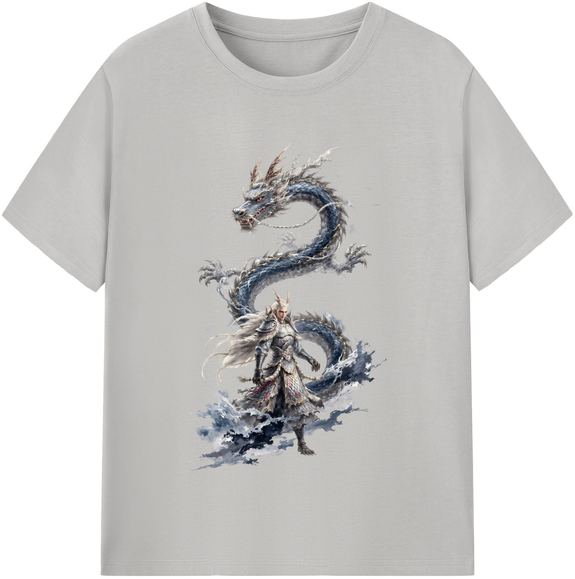 （画像用） Ne Zha 2 ナタ 魔童の大暴れ レディースカジュアルプリントTシャツ（綿100％）