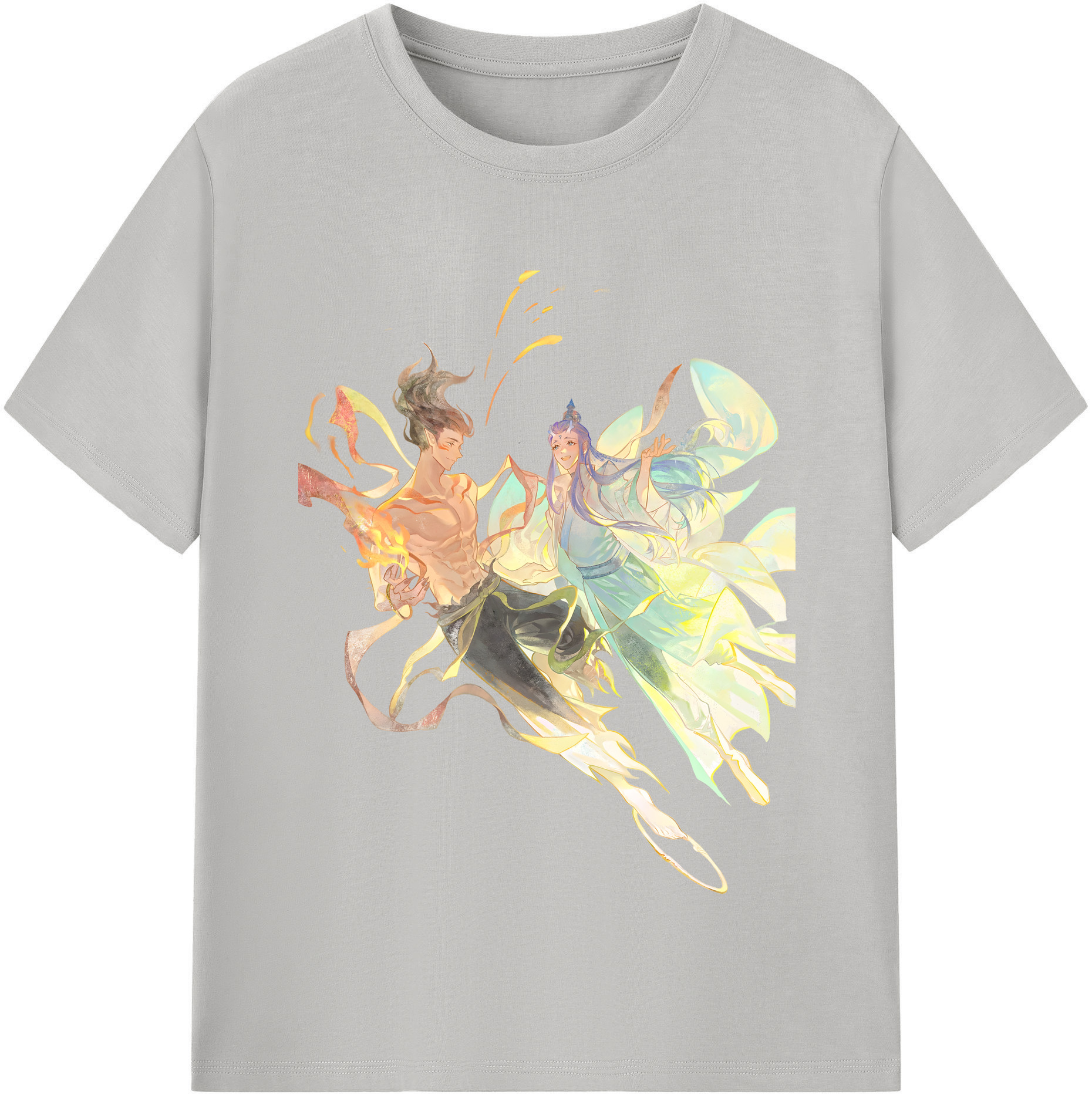 （画像用） Ne Zha 2 ナタ 魔童の大暴れ レディースカジュアルプリントTシャツ（綿100％）