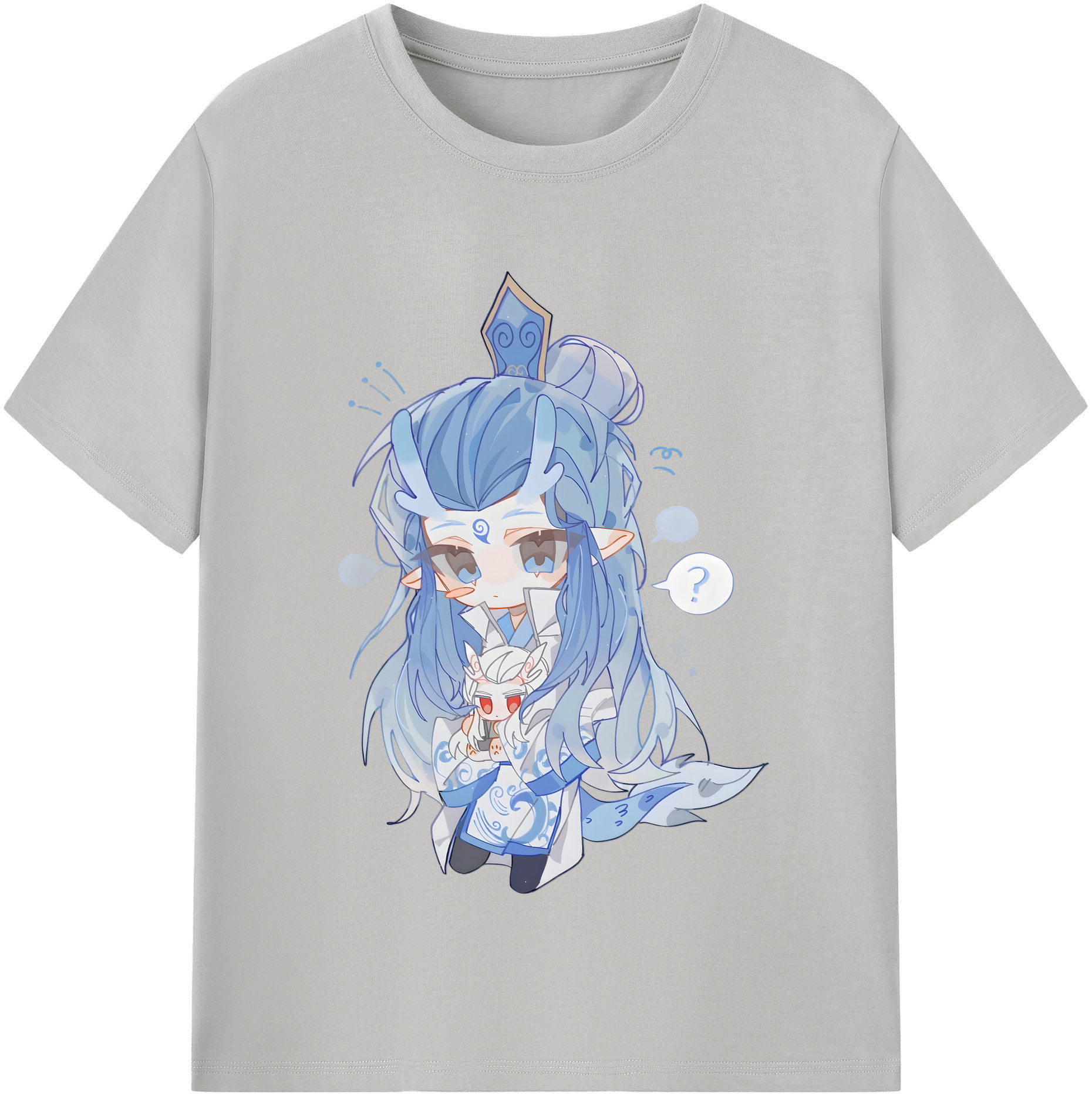 （画像用） Ne Zha 2 ナタ 魔童の大暴れ レディースカジュアルプリントTシャツ（綿100％）