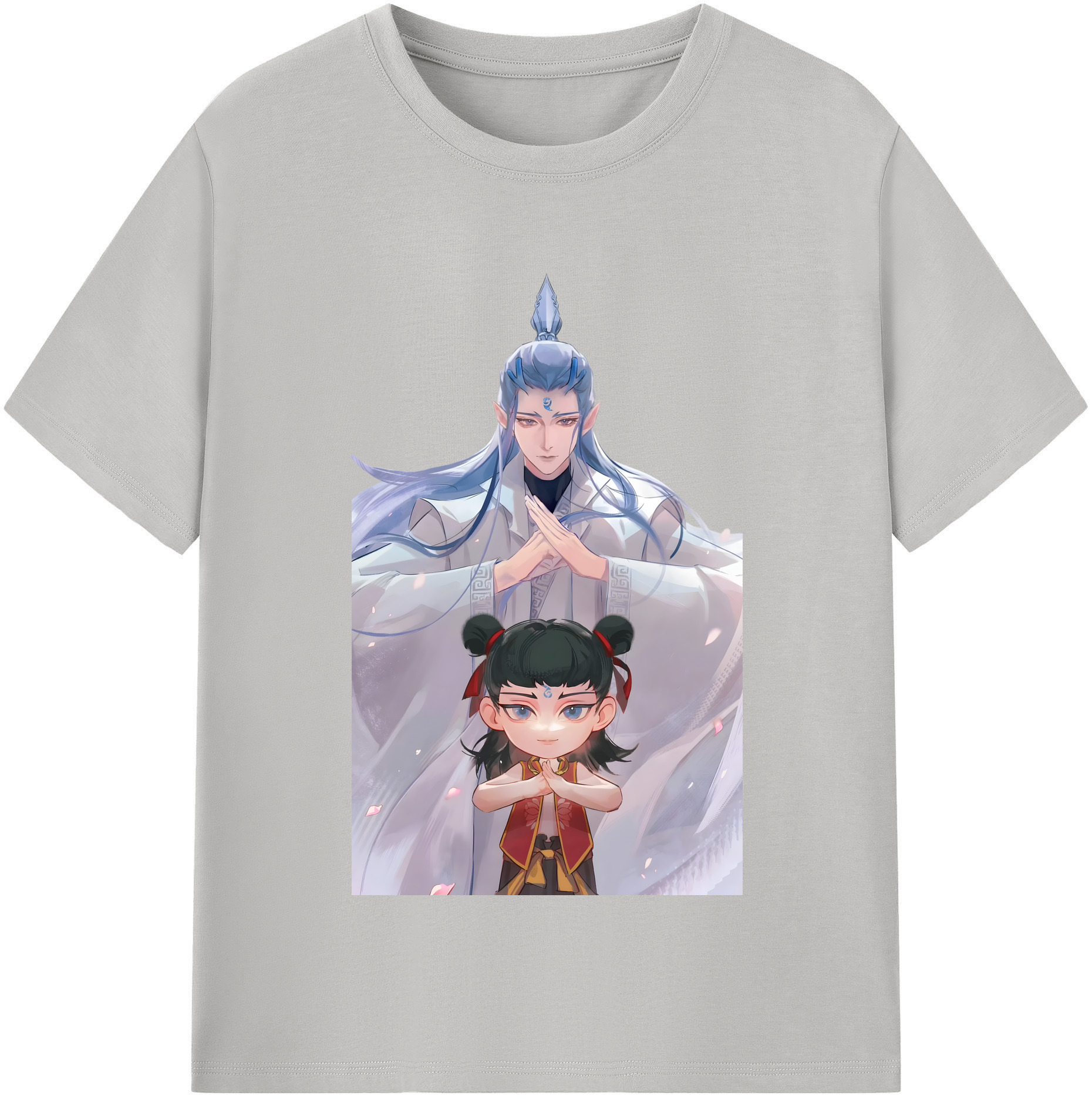 （画像用） Ne Zha 2 ナタ 魔童の大暴れ レディースカジュアルプリントTシャツ（綿100％）