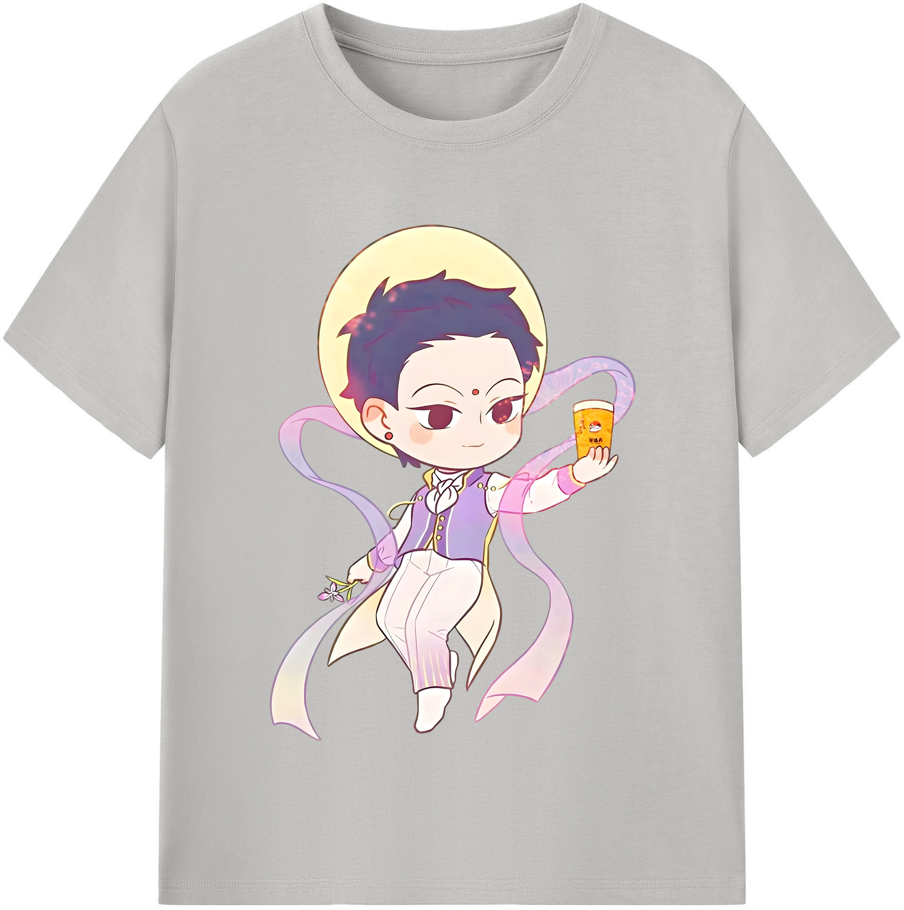 （画像用） Ne Zha 2 ナタ 魔童の大暴れ レディースカジュアルプリントTシャツ（綿100％）