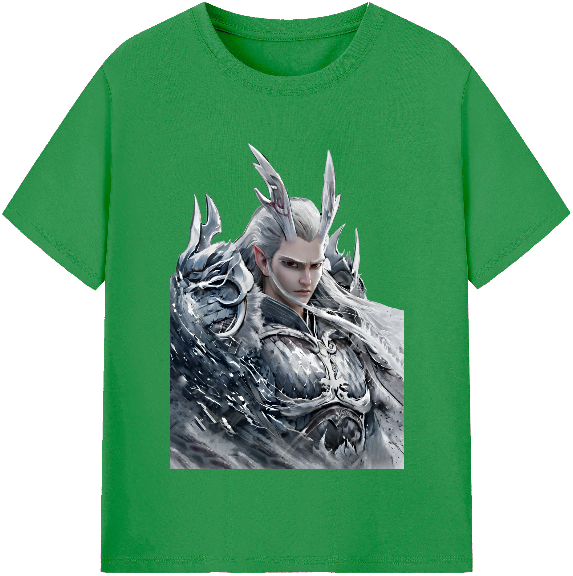 （画像用） Ne Zha 2 ナタ 魔童の大暴れ レディースカジュアルプリントTシャツ（綿100％）