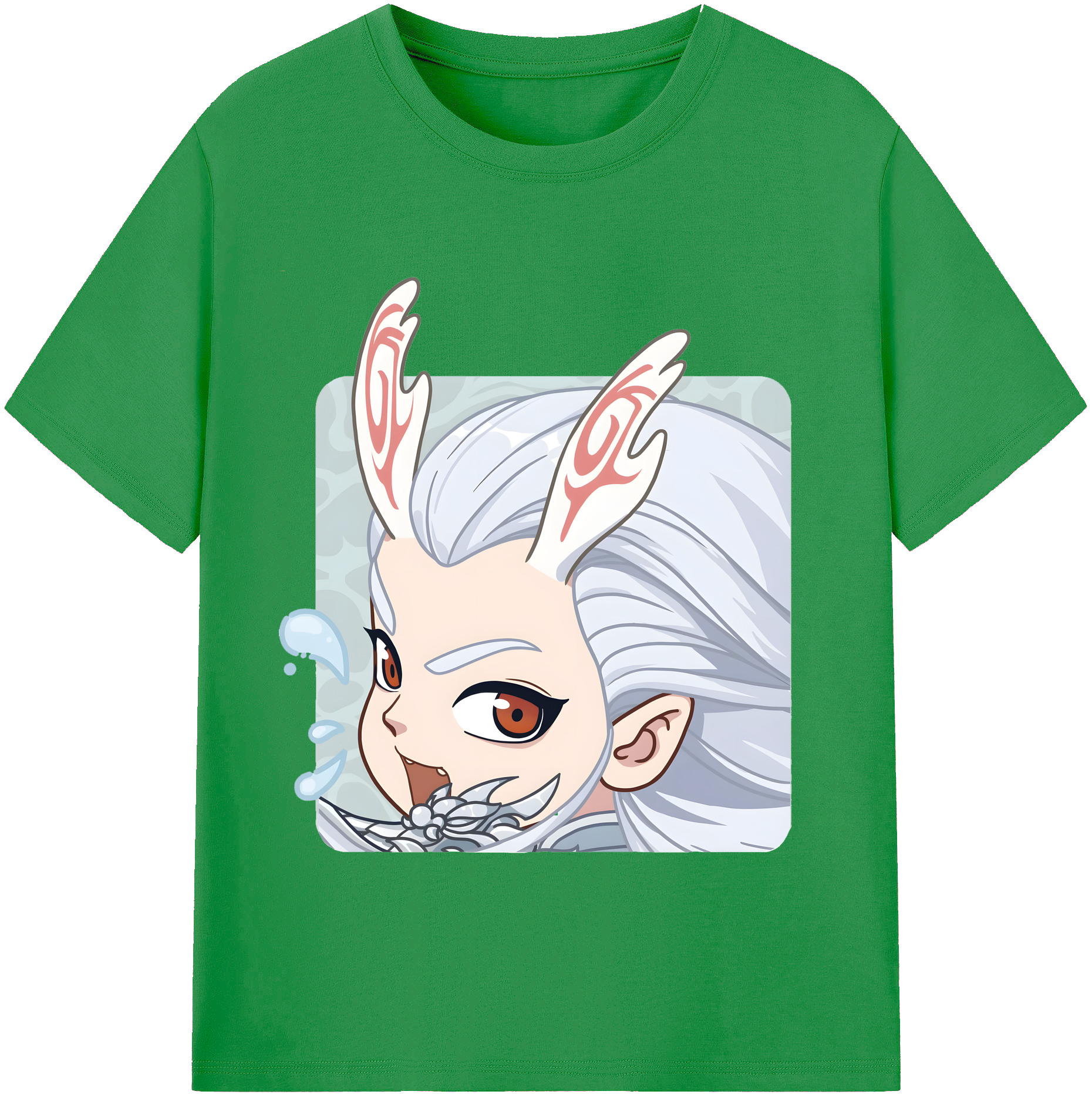 （画像用） Ne Zha 2 ナタ 魔童の大暴れ レディースカジュアルプリントTシャツ（綿100％）