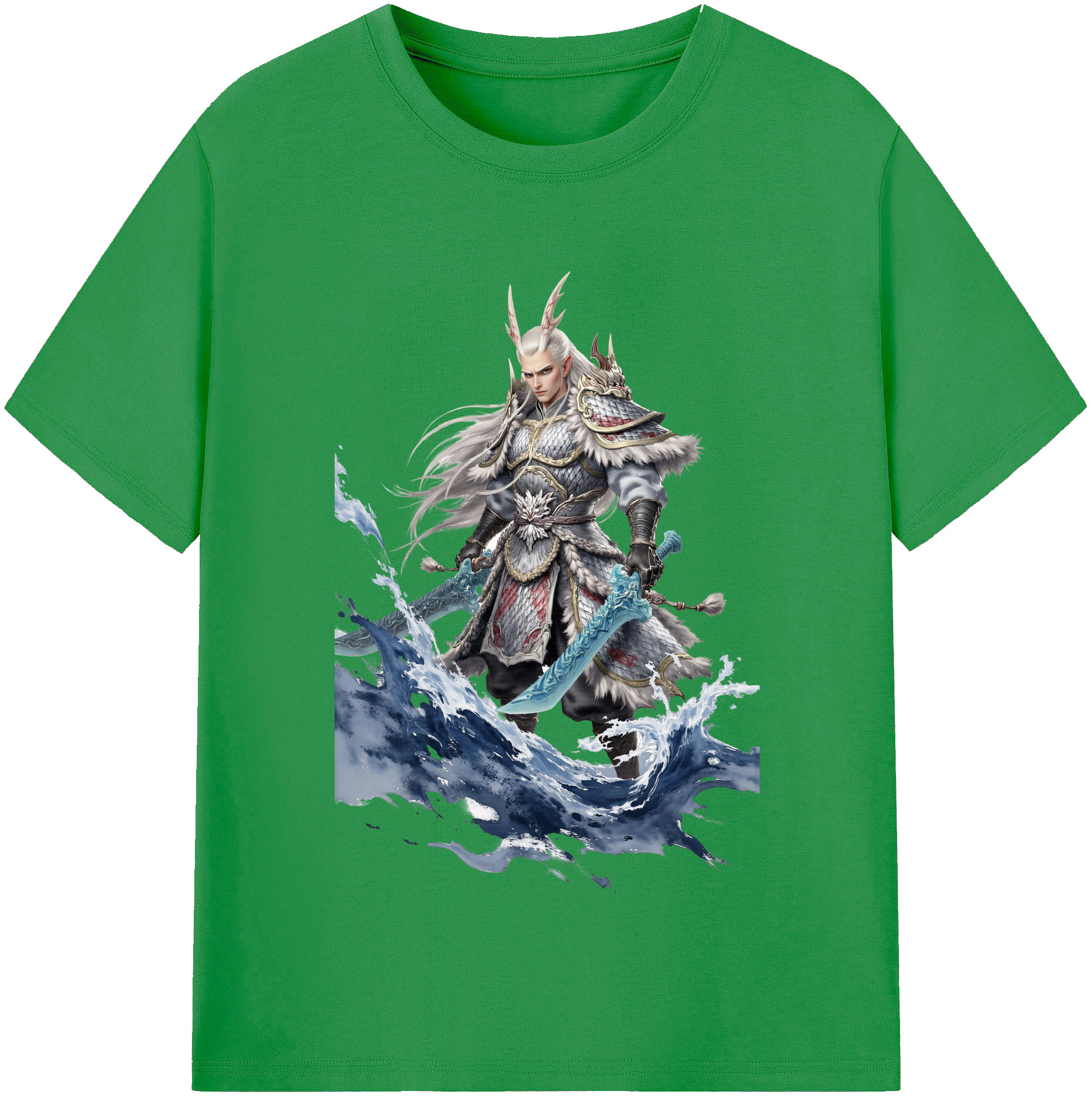 （画像用） Ne Zha 2 ナタ 魔童の大暴れ レディースカジュアルプリントTシャツ（綿100％）