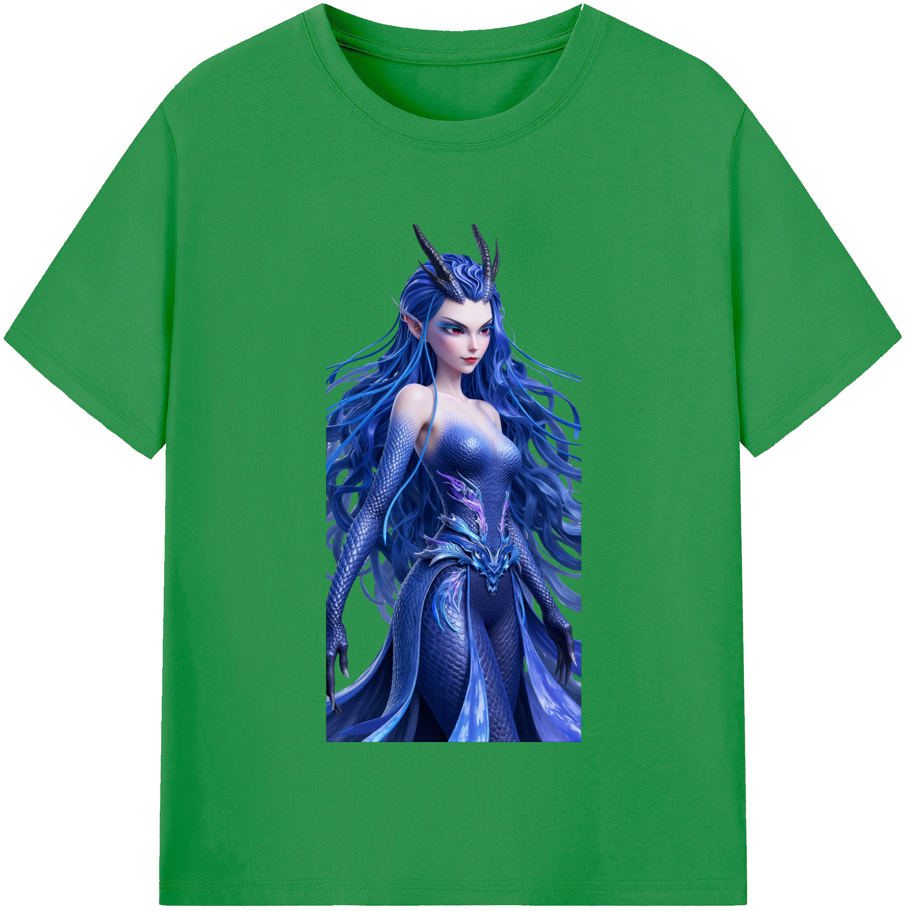 （画像用） Ne Zha 2 ナタ 魔童の大暴れ レディースカジュアルプリントTシャツ（綿100％）