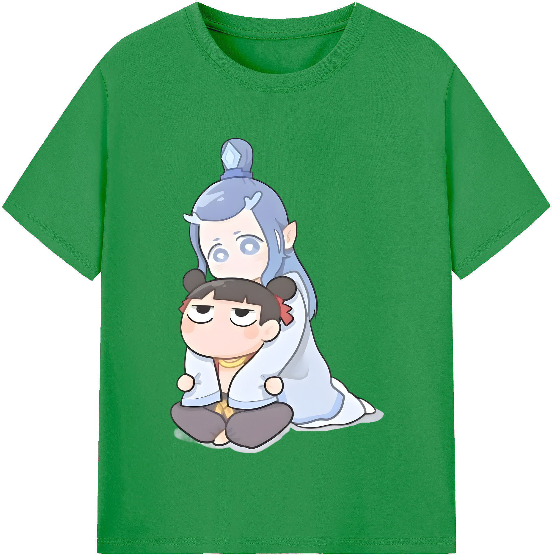 （画像用） Ne Zha 2 ナタ 魔童の大暴れ レディースカジュアルプリントTシャツ（綿100％）