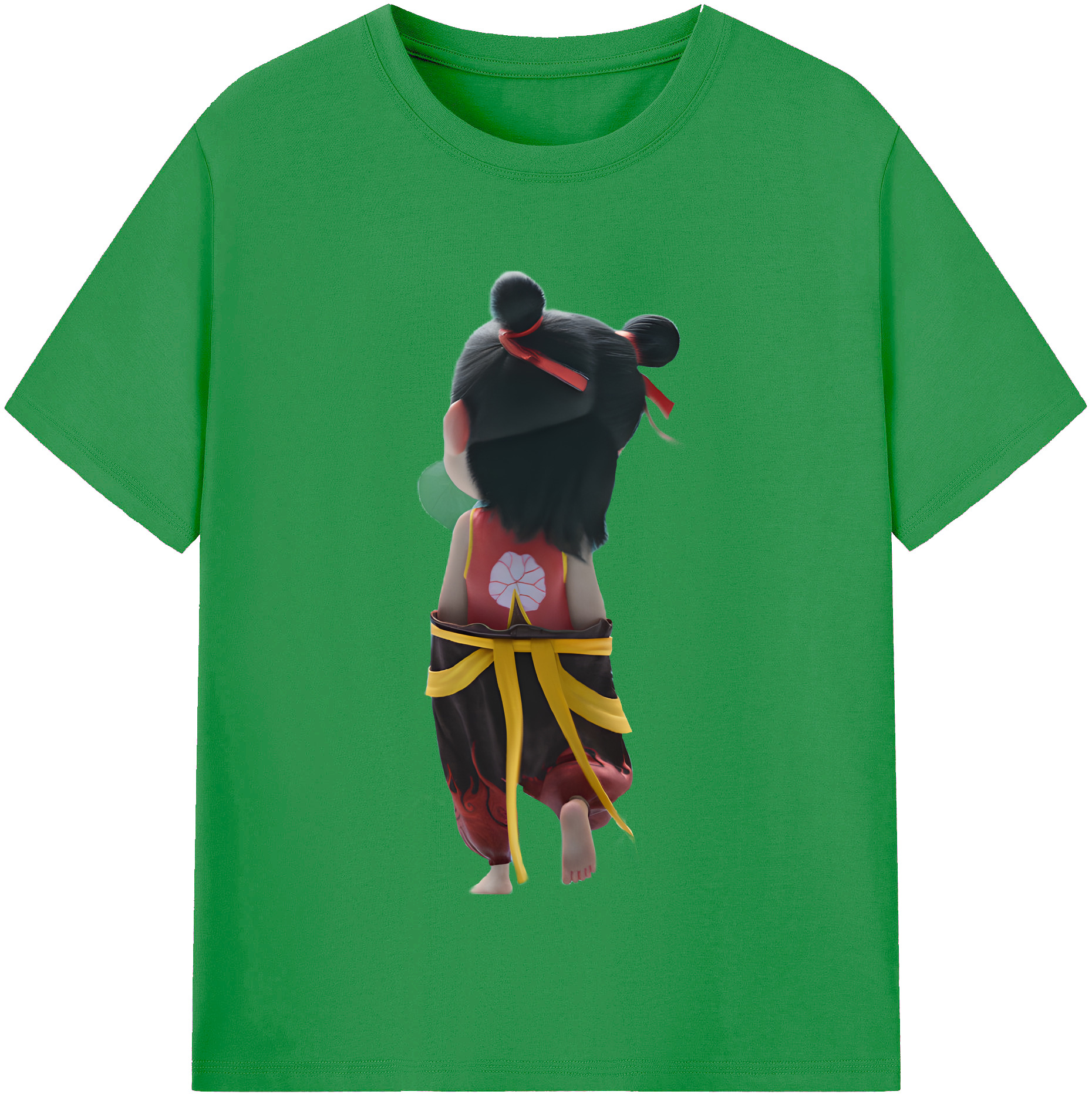 （画像用） Ne Zha 2 ナタ 魔童の大暴れ レディースカジュアルプリントTシャツ（綿100％）